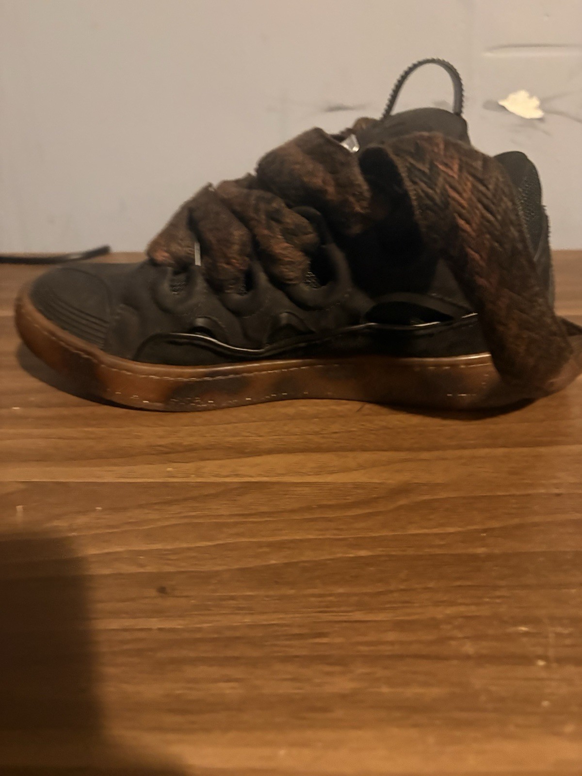 Lanvin Curb (tortoise Effect) Size 5 .comes With Box And Bag.