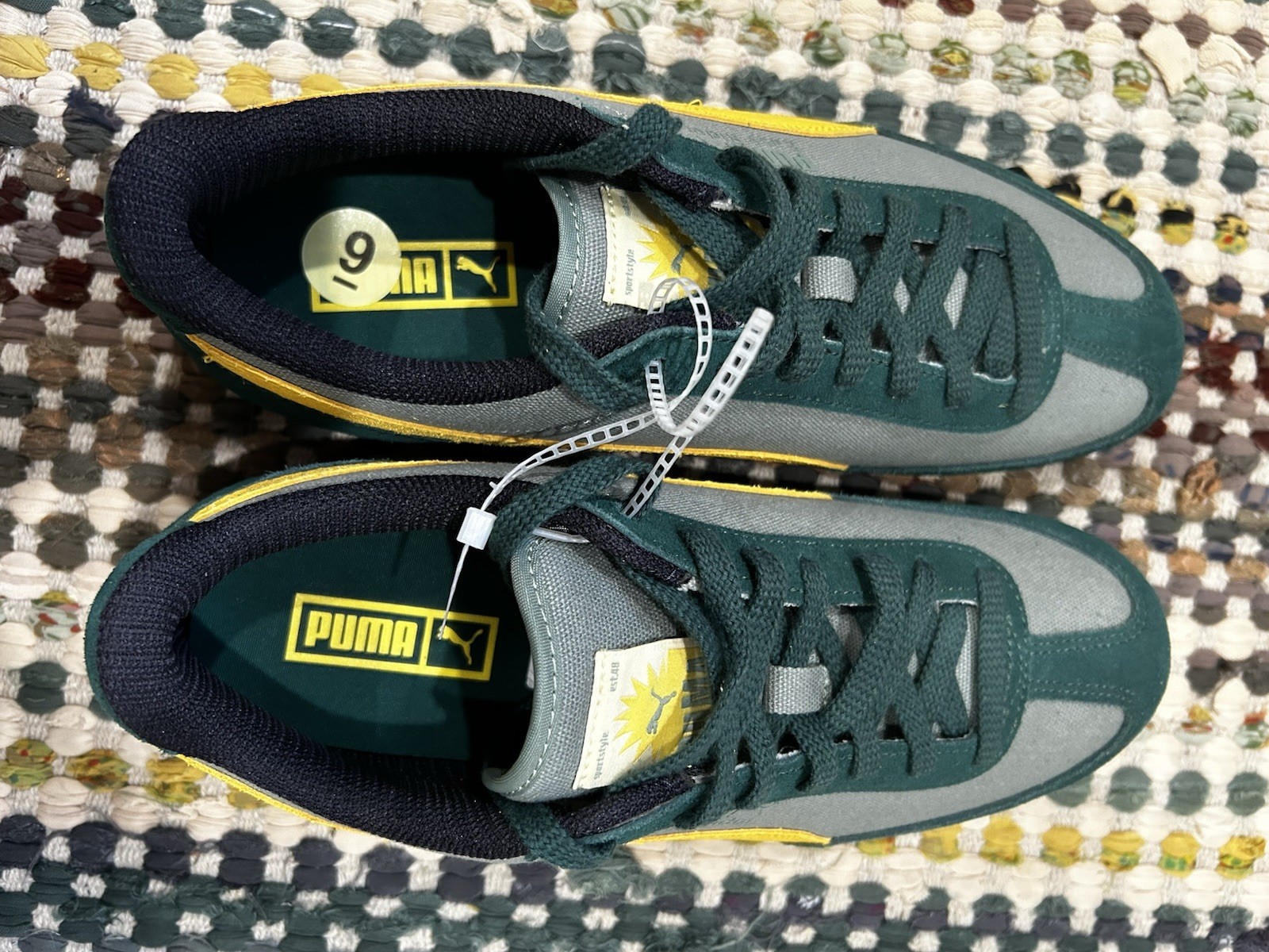 PUMA Easy Rider Weathered Men’s Low Top Lace-Up Canvas Sneakers 400397-02