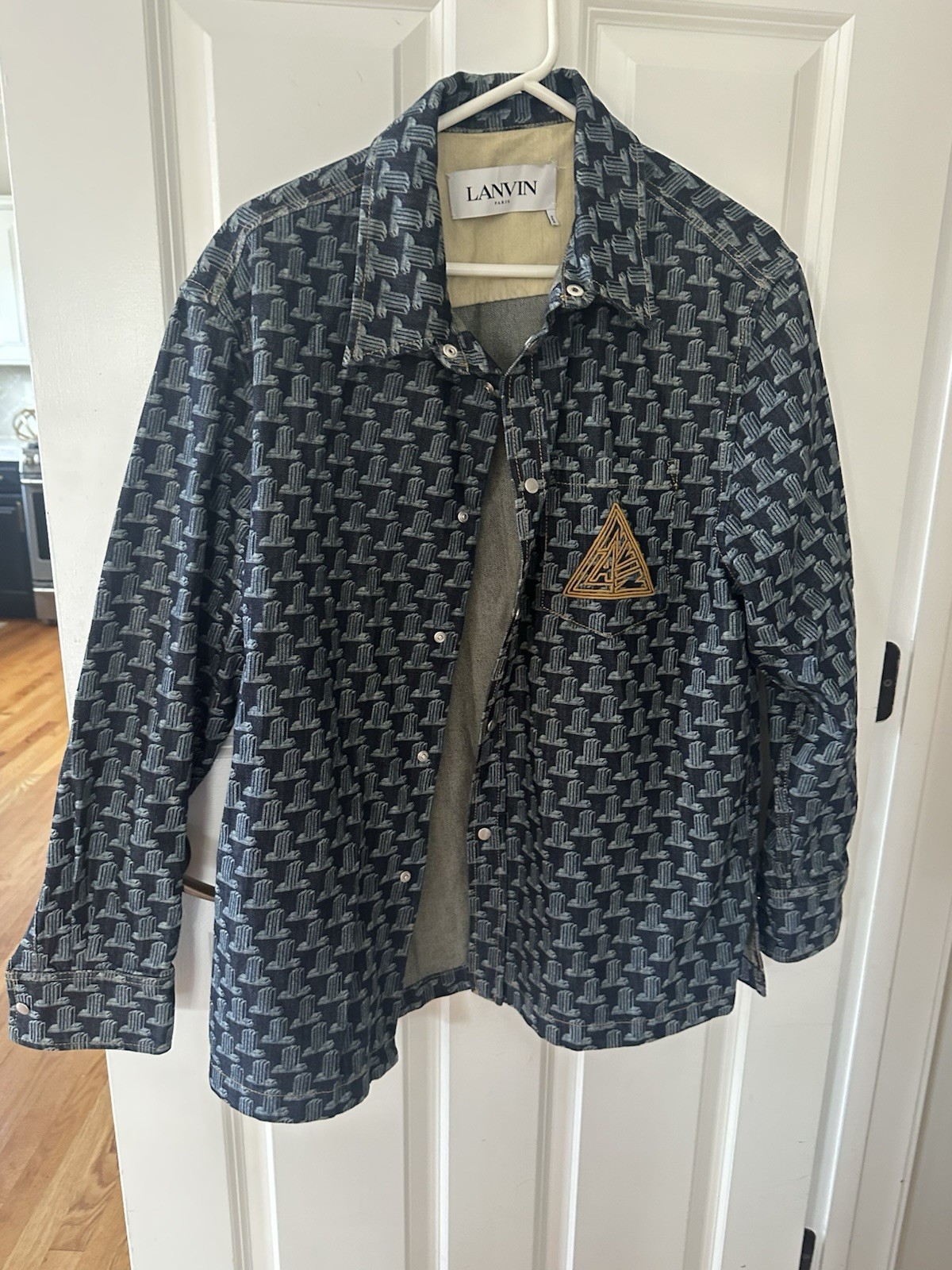 LANVIN PARIS denim Jacket Made In Italy