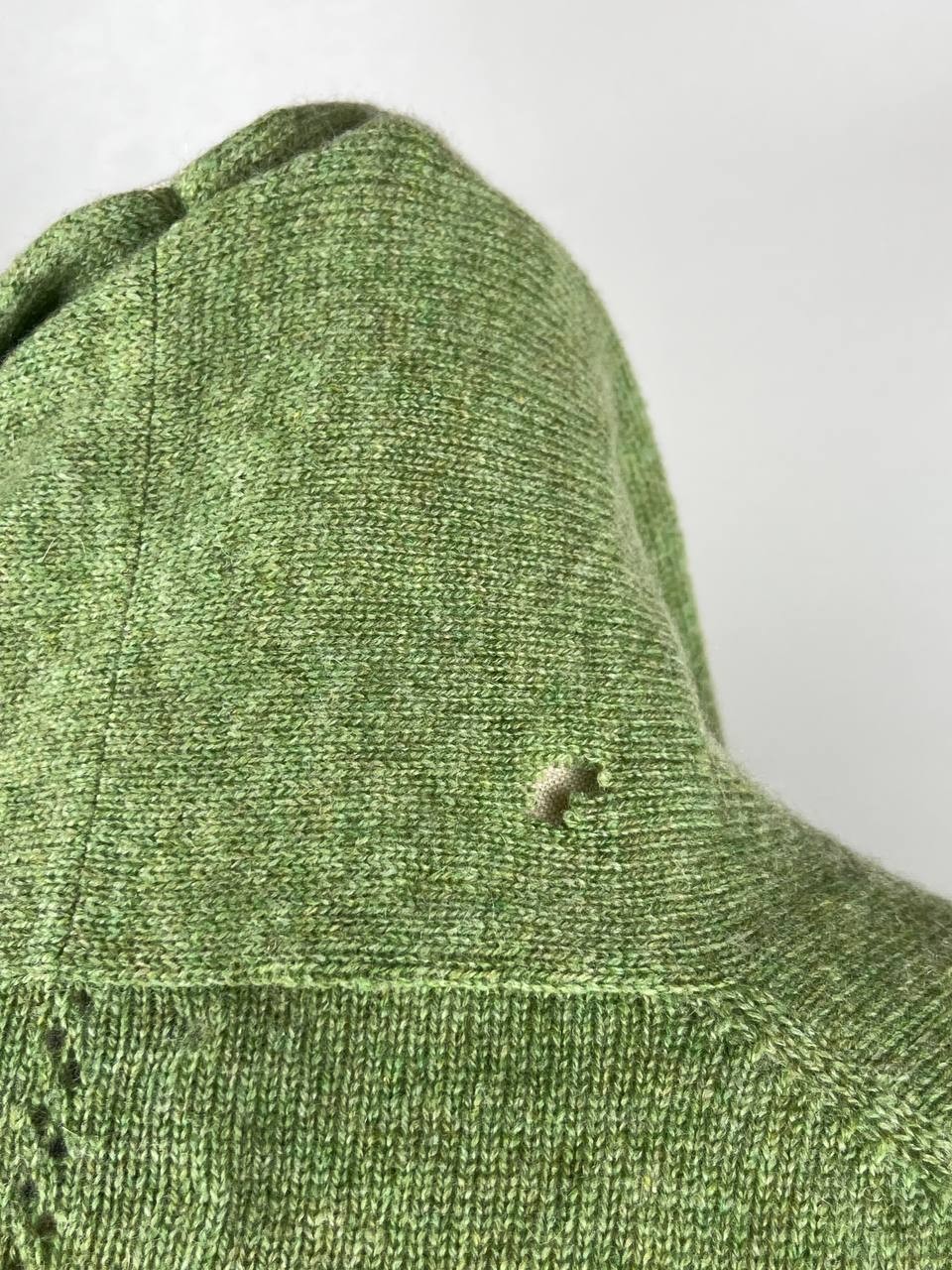 Brora Green Sleveless Cape Cardigan Size 40-42