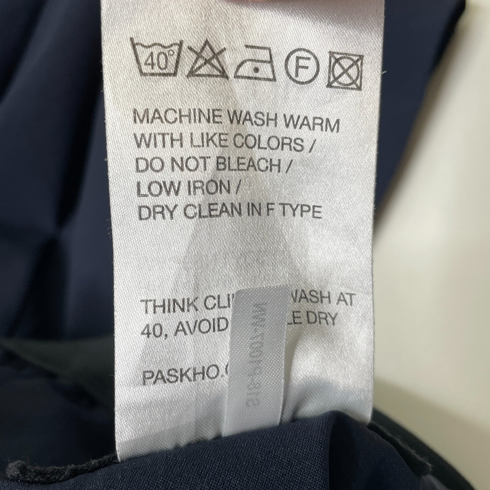 Paskho The Modern Tailored Travel Tech Pants Men Size M Pull On Blue Pockets