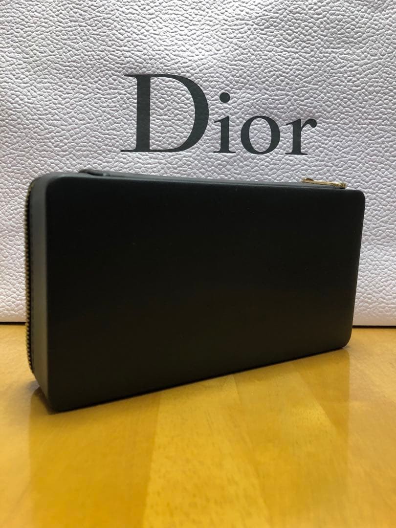 Christian Dior Mirror Pouch Black Gold Star Constellation Logo Novelty CD New