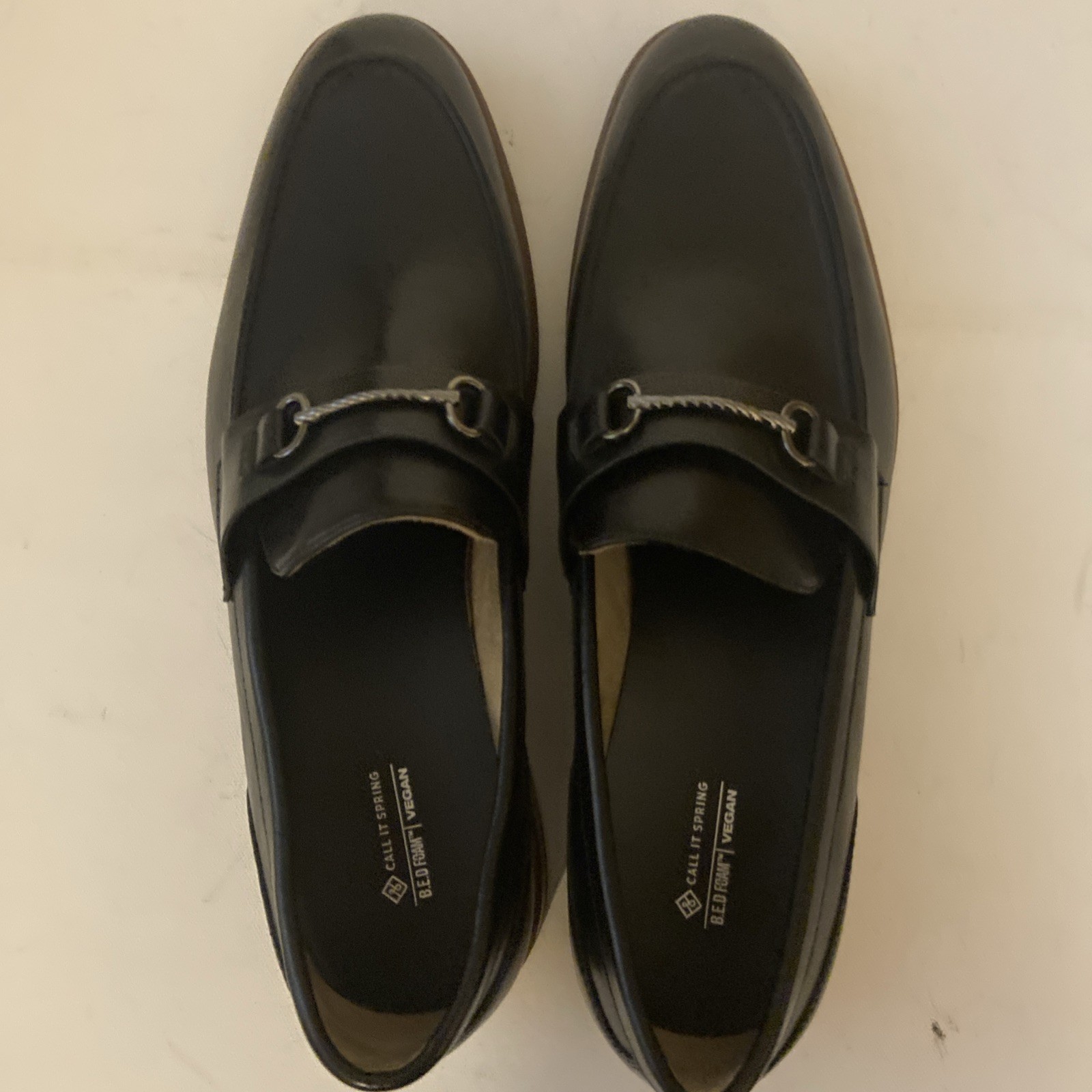 Call It Spring Heathcliff Loafers – Black Size 13 NIB!