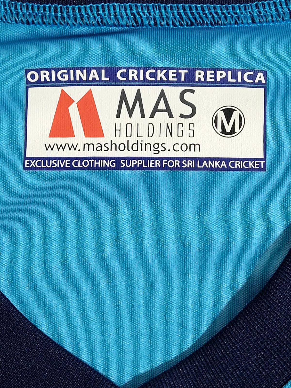 Authentic Original Cricket Replica Blue Jersey Sri Lanka By MAS Holdings Size M