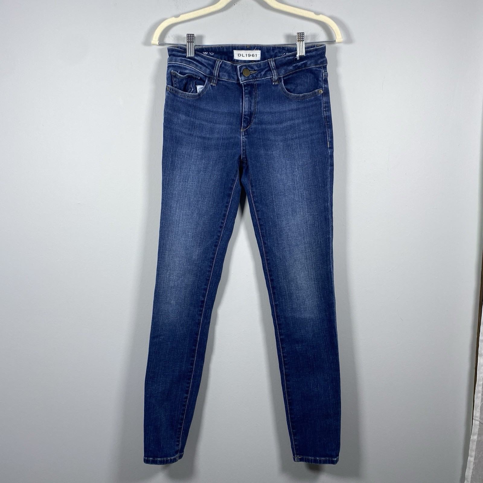 DL1961 Florence Instasculpt Pacific Mid Rise Skinny Jeans Dark Wash Women’s 27