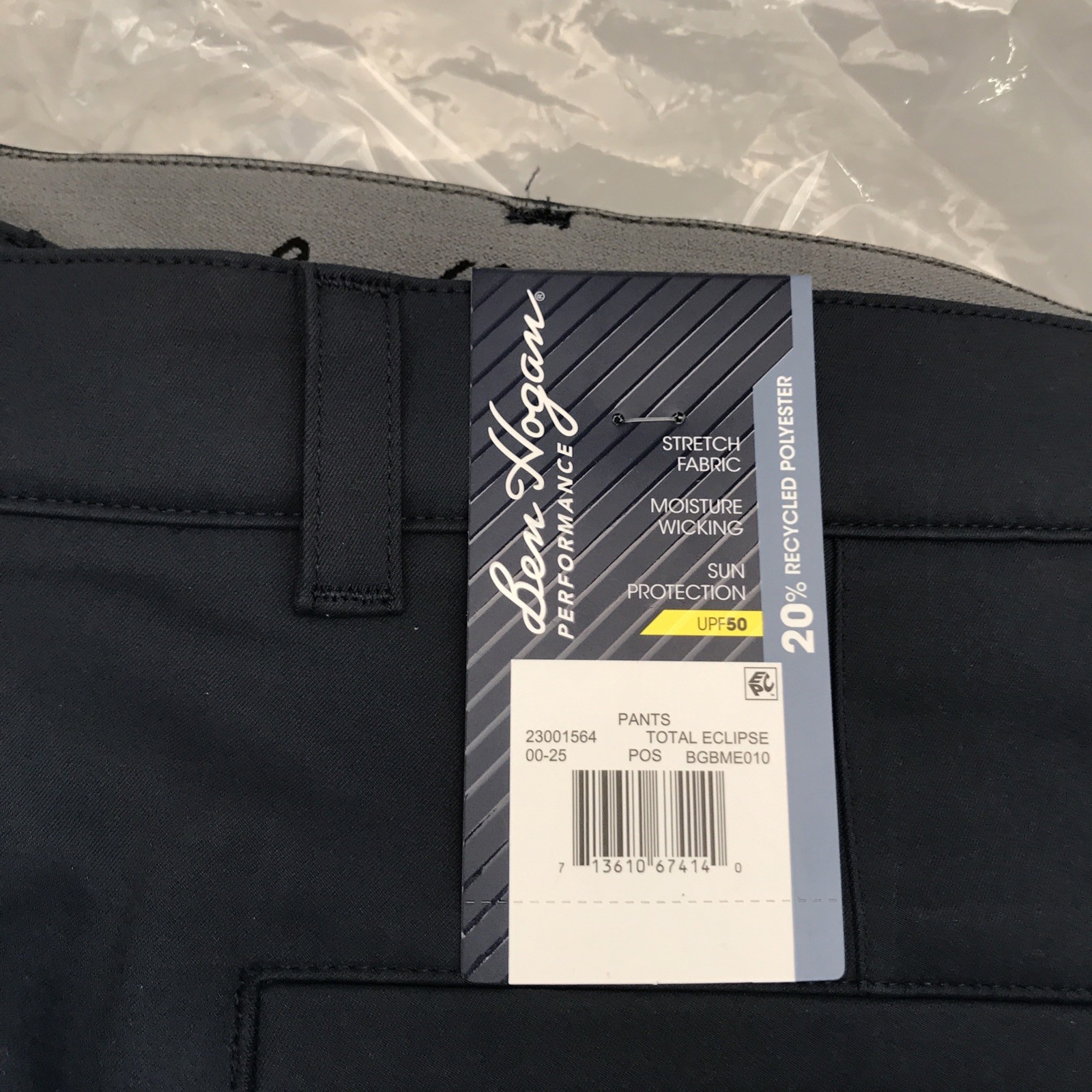 Ben Hogan Mens Performance Pants Stretch Fabric Size 50×30 Navy New