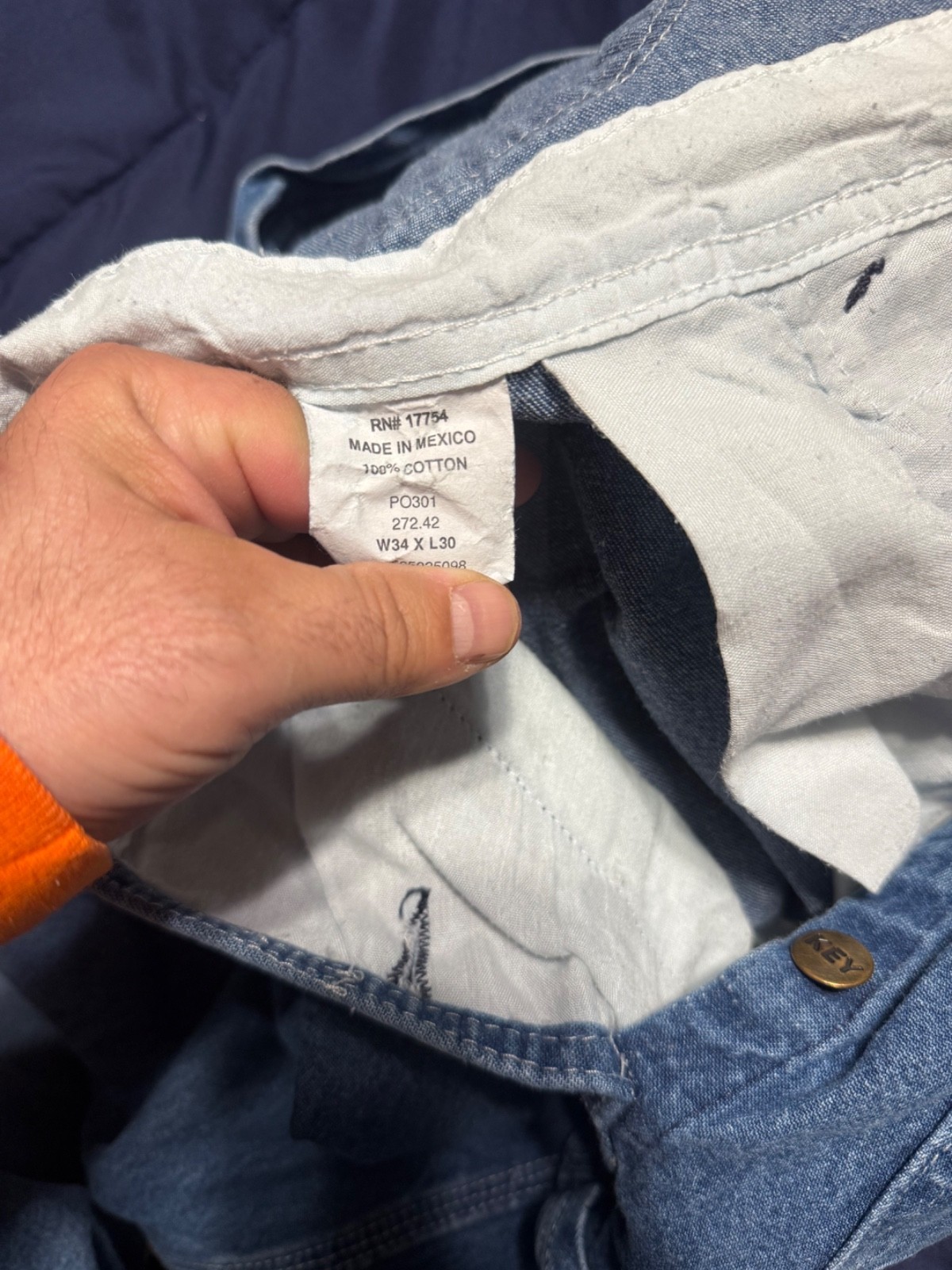 Men’s Overall Bibs – Size W34xL30