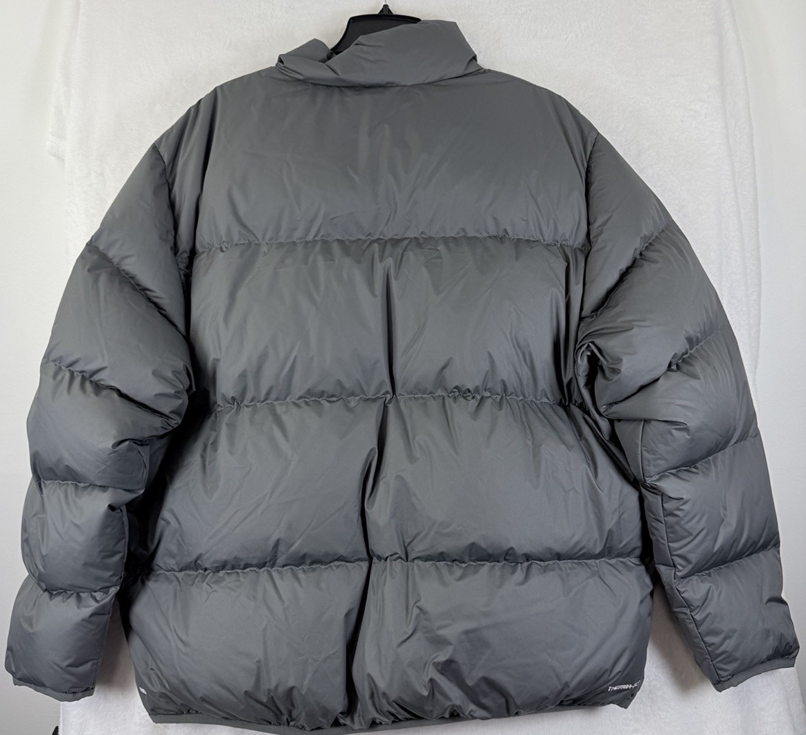 Nike Sportswear Club Puffer Jacket XXL Gray 650 Down Therma Fit Mens New NWT