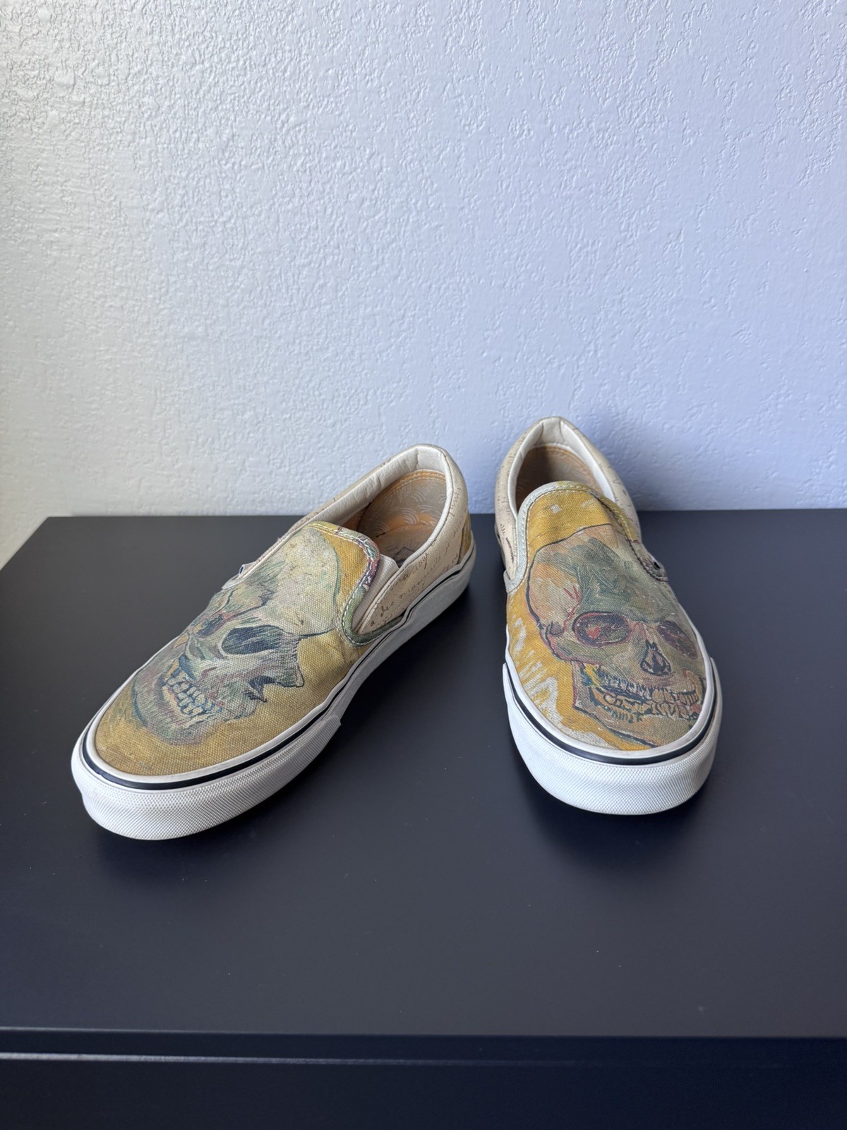 Vans Classic Slip-on Van Gogh Museum Vincent Van Gogh “Skulls” Size 9