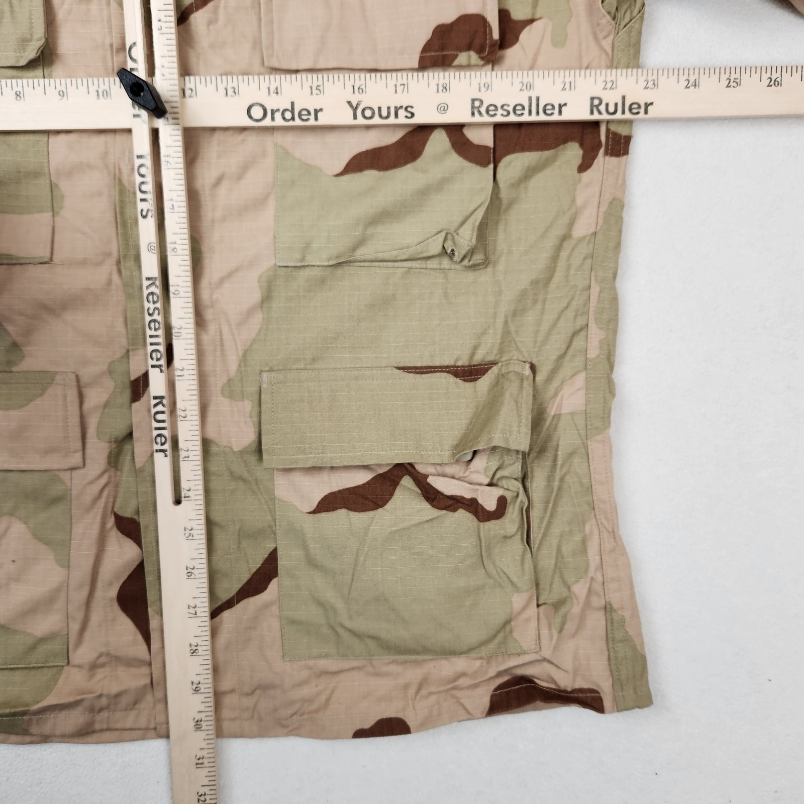Tru-Spec Jacket Mens Medium Regular Camo 3 Color Desert BDU USAF Air Force Patch