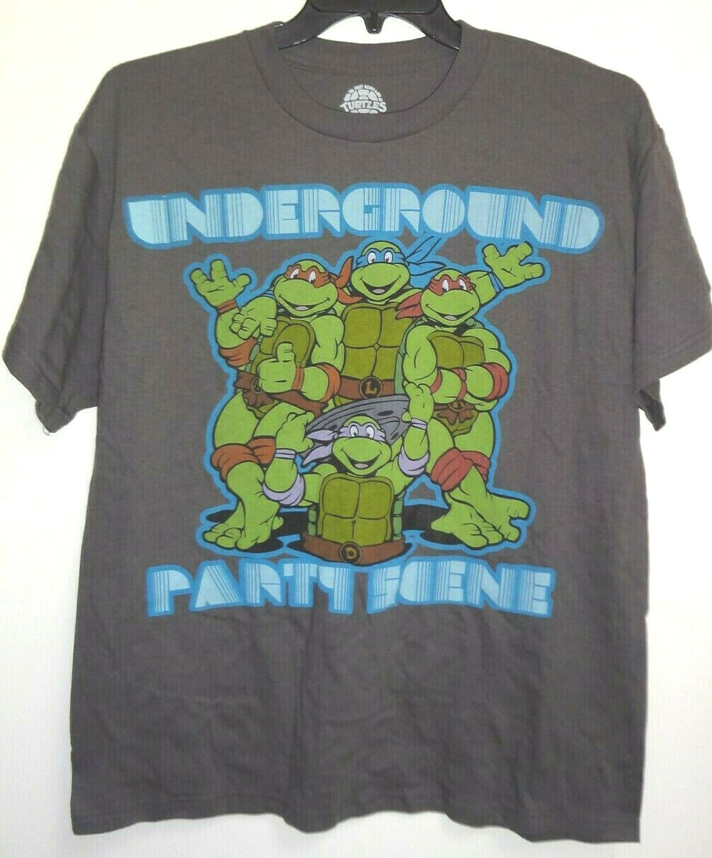 VINTAGE NWOT TEENAGE MUTANT NINJA TURTLES T-SHIRT MENS SZ L LARGE TMNT PARTY TEE