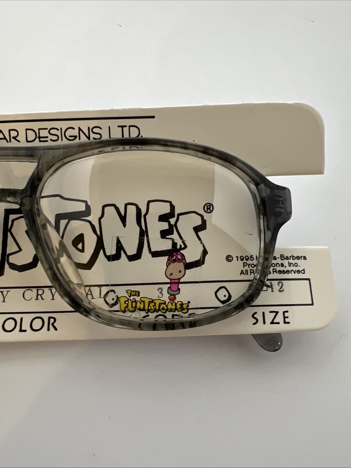 VTG New 1995 Flintstones Kids Eye Glasses No Prescription