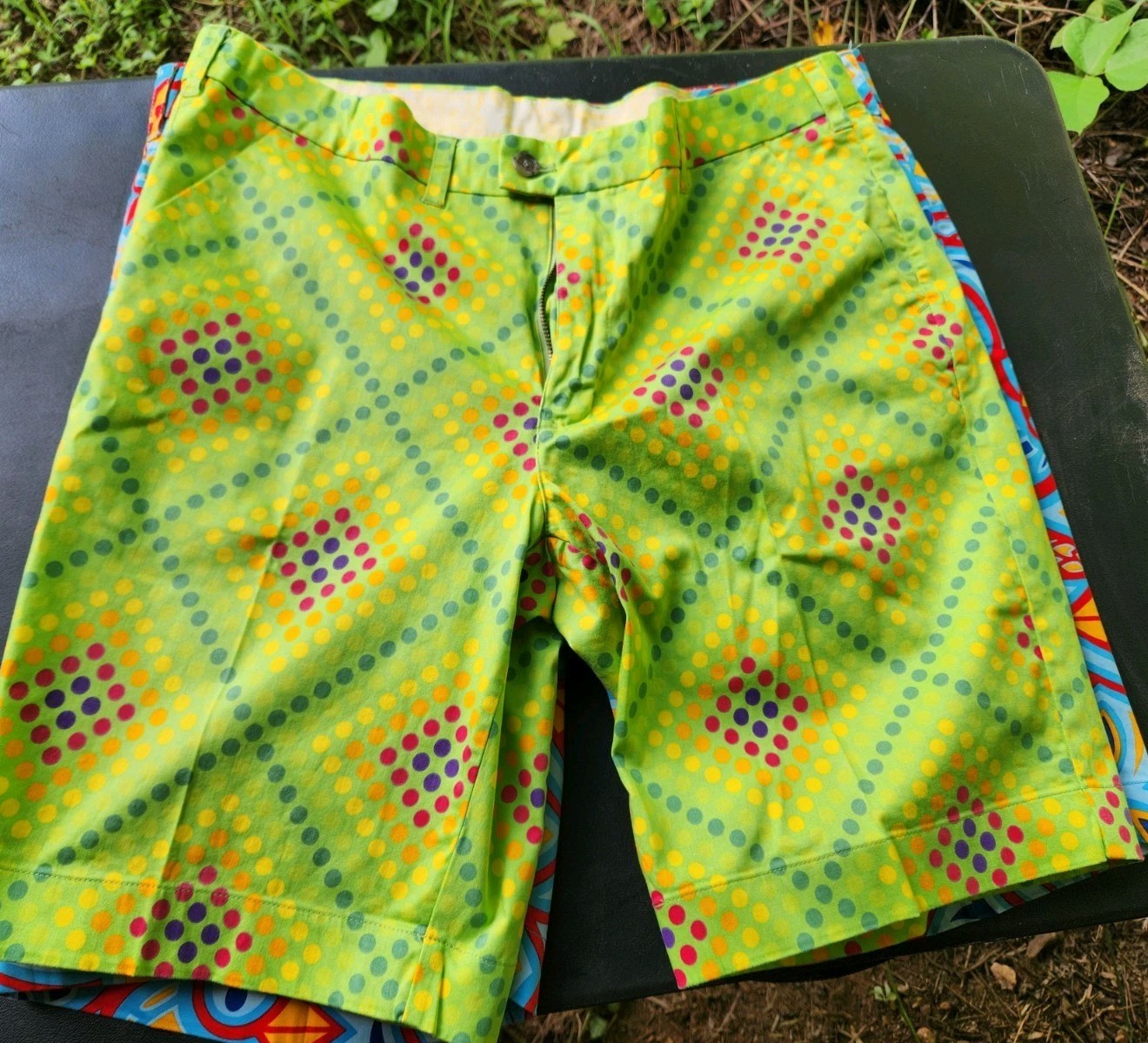 3 Pair Mens Loudmouth Golf Shorts Cotton/spandex Sz 38 All Of Them