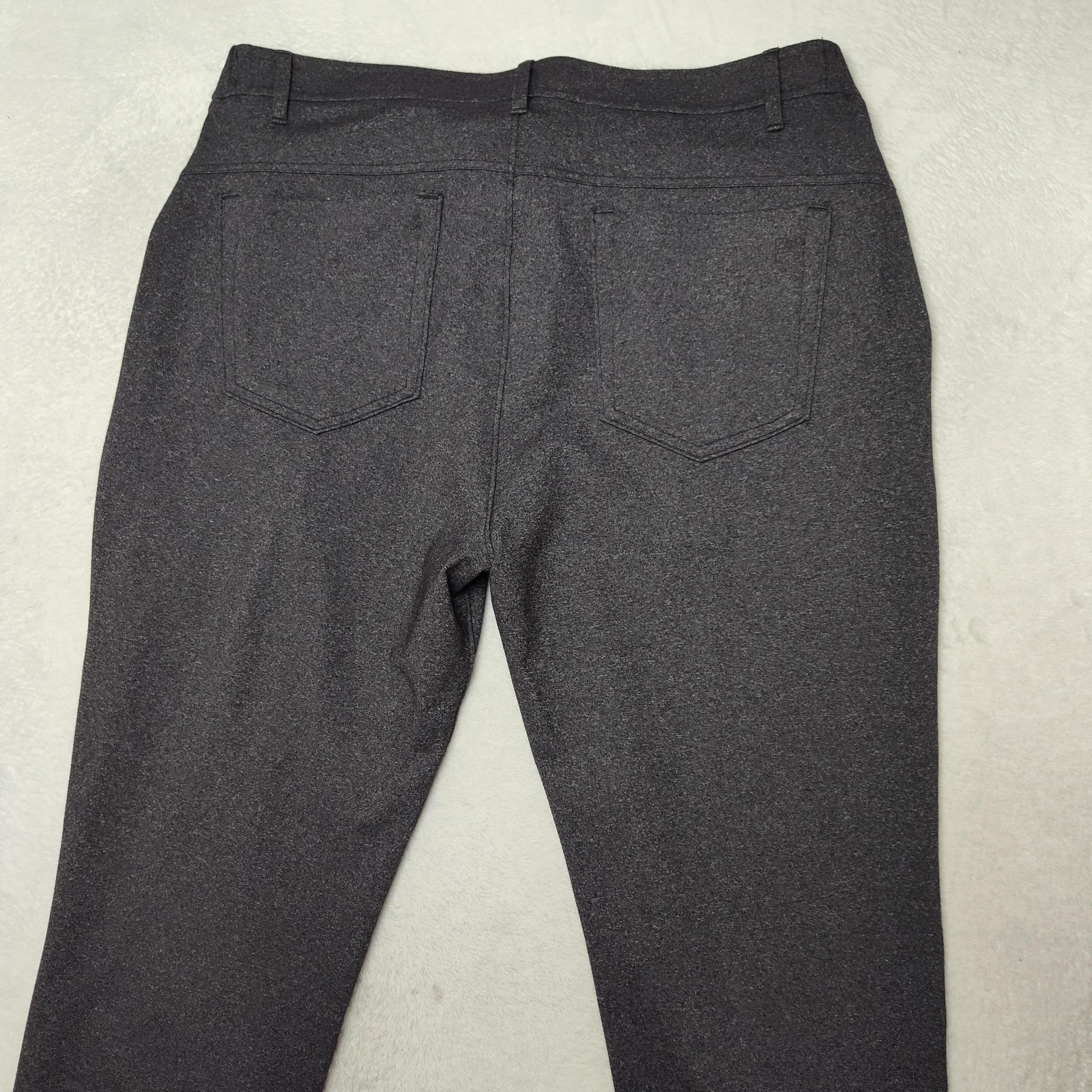Public Rec Pants Men 36×32 Gray Chino Slim Stretch Golf Tech Comfort Travel Knit