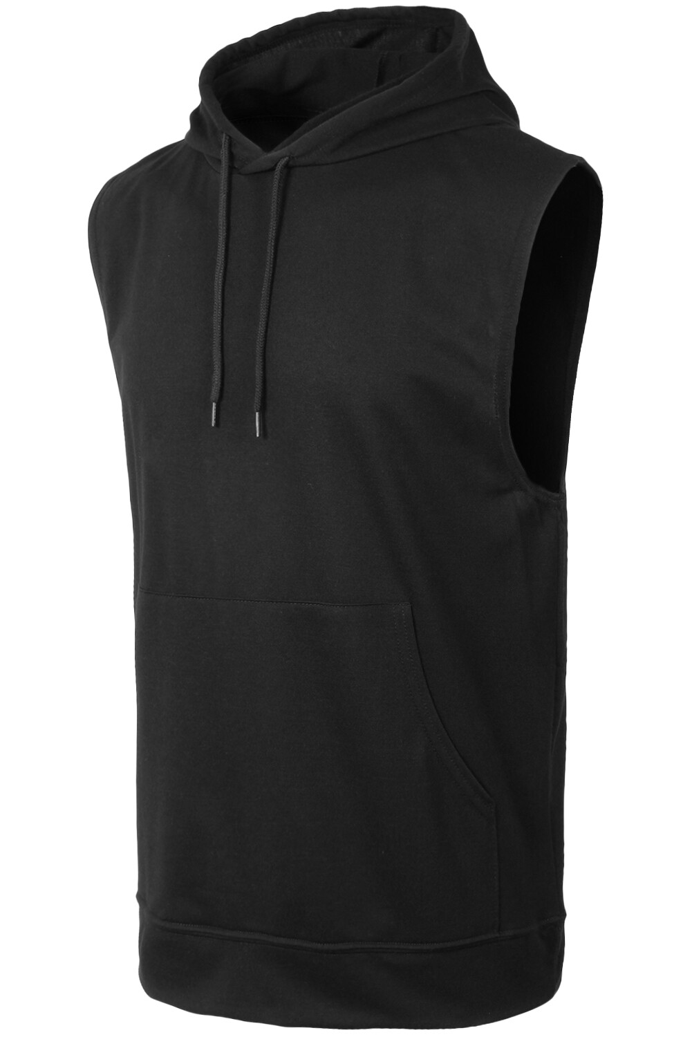 Mens Workout Hoodie Sleeveless Vest Muscle Tank Tops Gym Fitness Bodybuilding