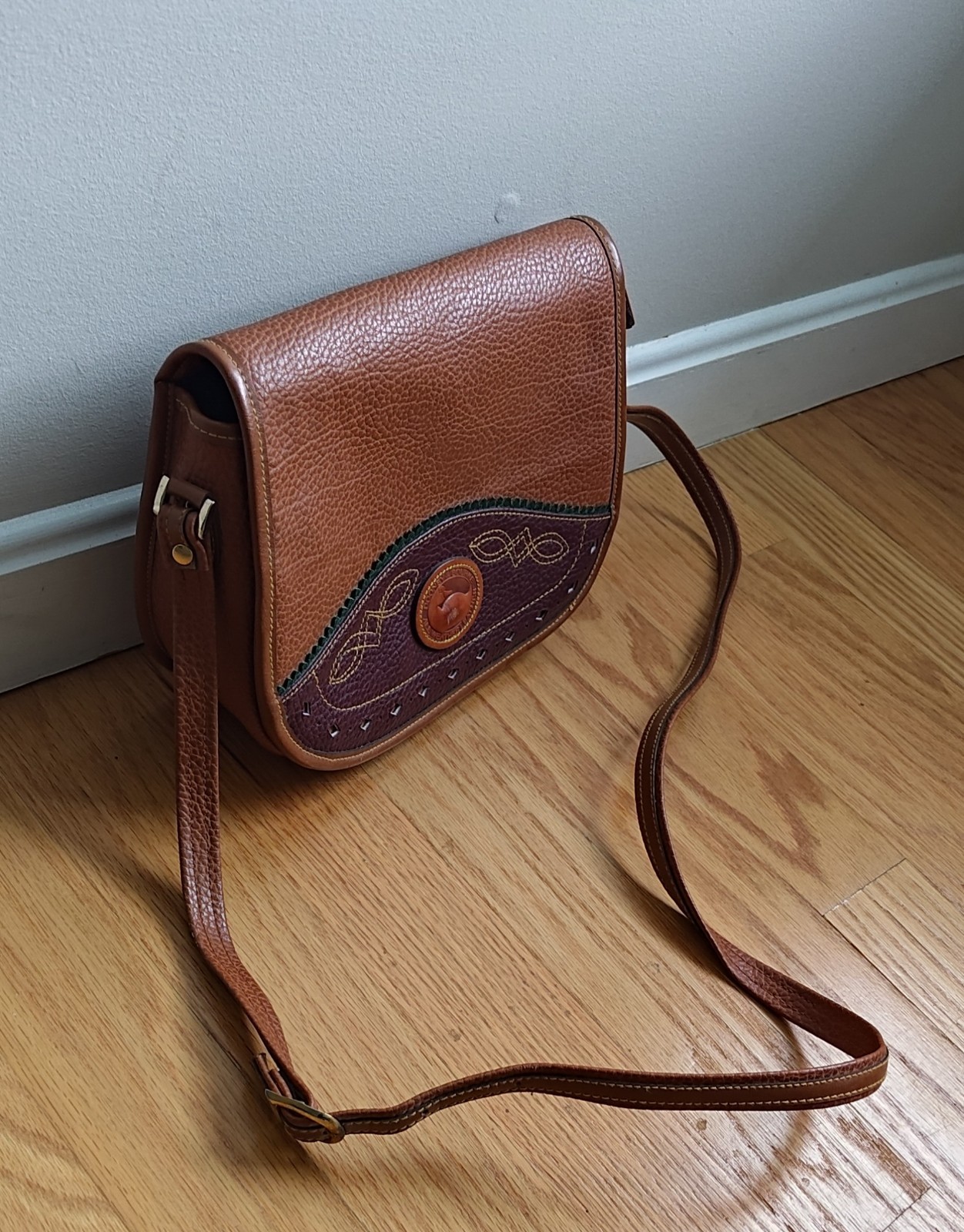 Dooney & Bourke All Weather Leather Duck Bag Color = Brown