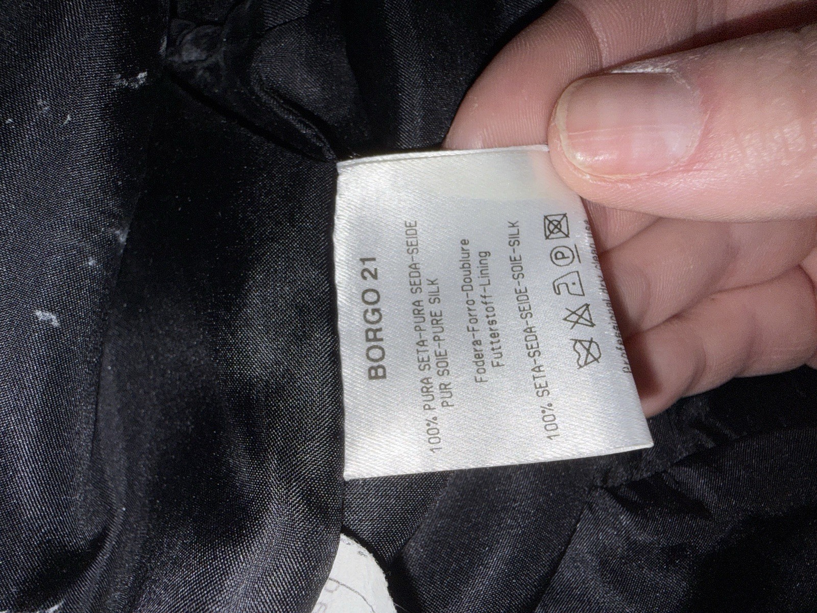 Vintage w/ original tag Giorgio Armani Women’s Black Silk Peplum Jacket size 44