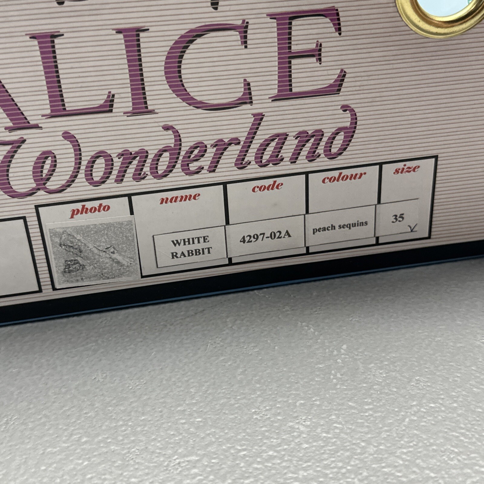 Alice In Wonderland Irregular Choice WHITE RABBIT SHOES NEW IN BOX SIZE 35