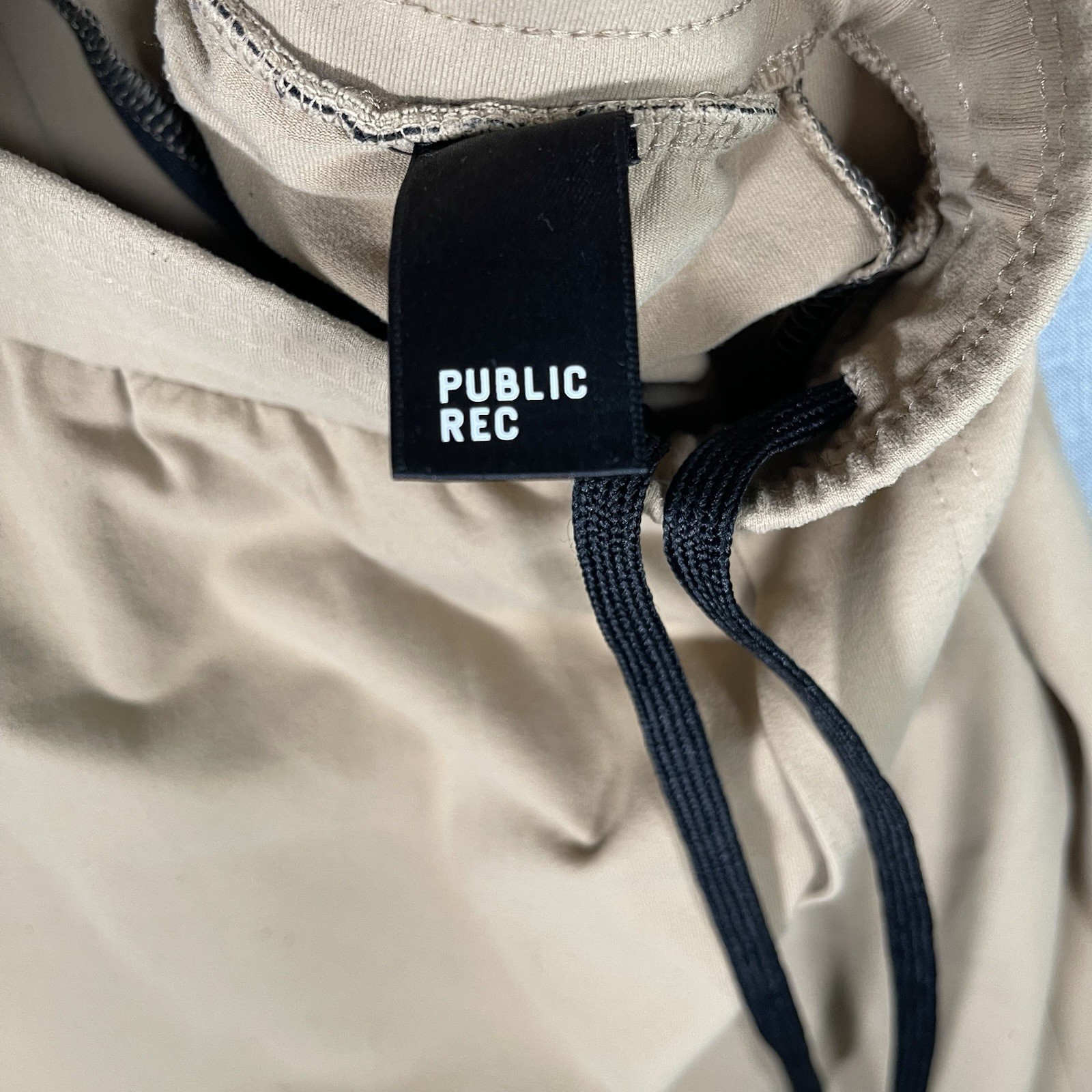 Public Rec Gamechanger All Day Every Day Pants Men 40×28 Beige Gym Travel Pocket