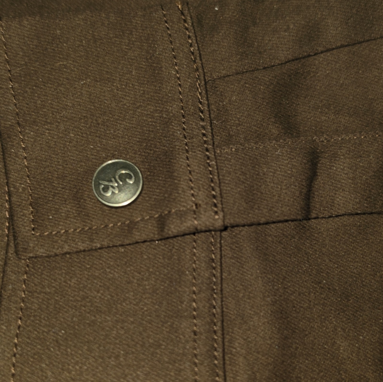C’est Bon Zip-Up Jacket XXL Men’s Brown