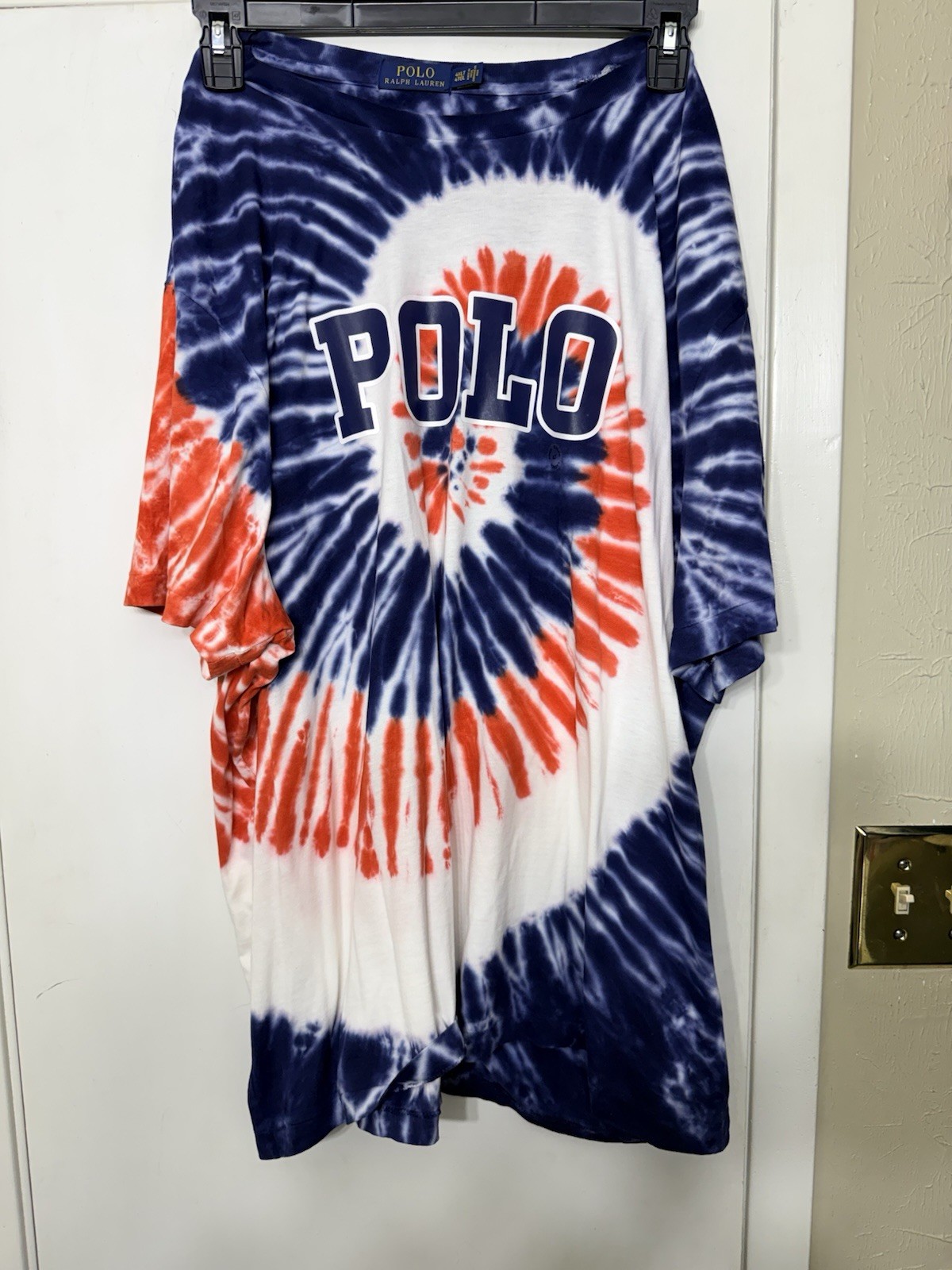 Polo Ralph Lauren Men’s Tie-Dye Logo Crewneck Short Sleeve T-Shirt 4XLT