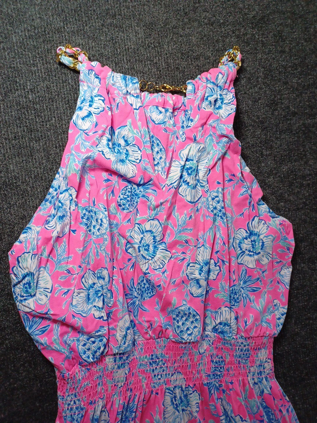 Lilly Pulitzer Gracelyn Halter Midi Womens Large Dress