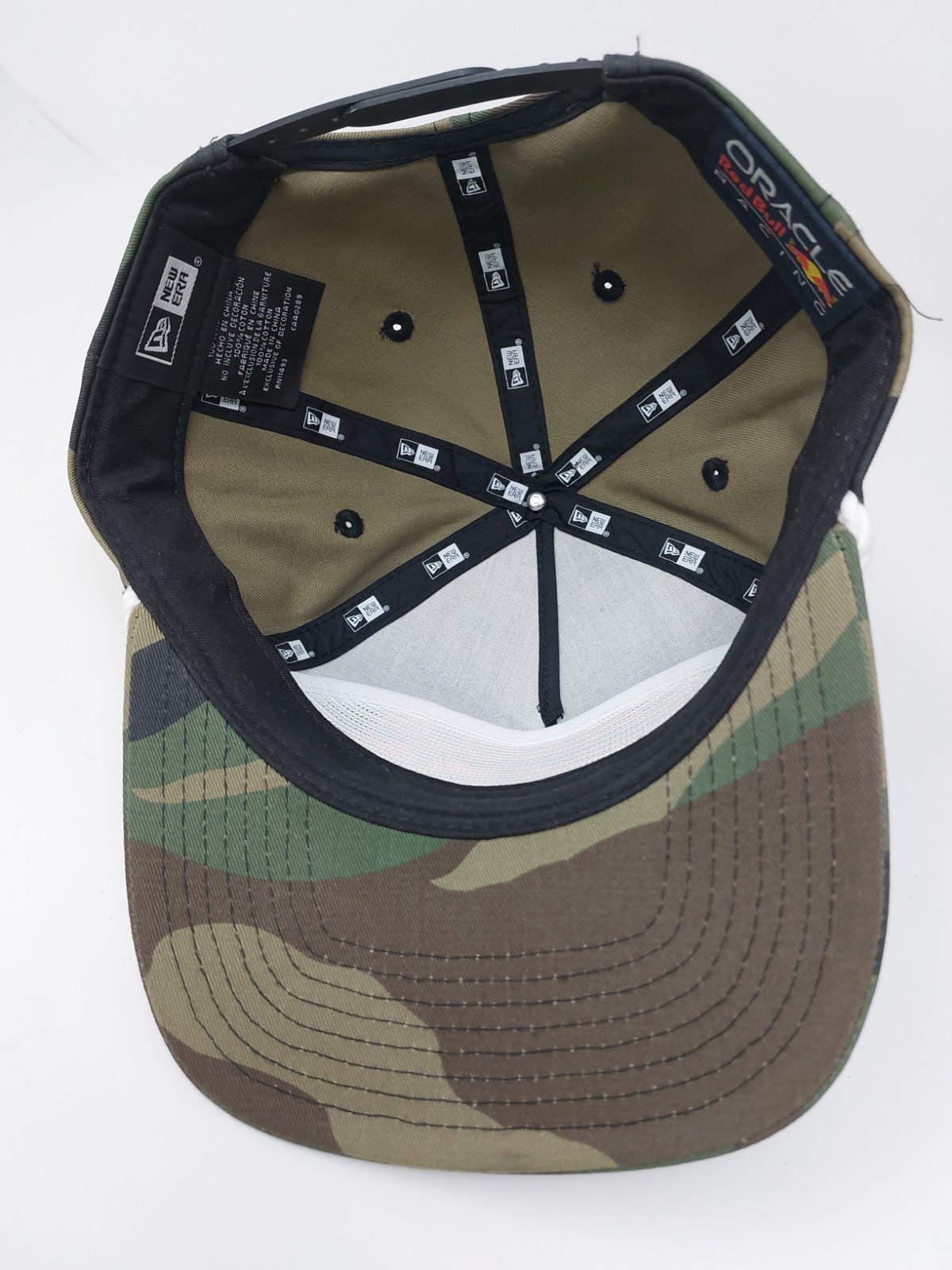 Oracle Red Bull Racing X New Era Golfer Roped Camo Snapback Hat Adjustable Cap