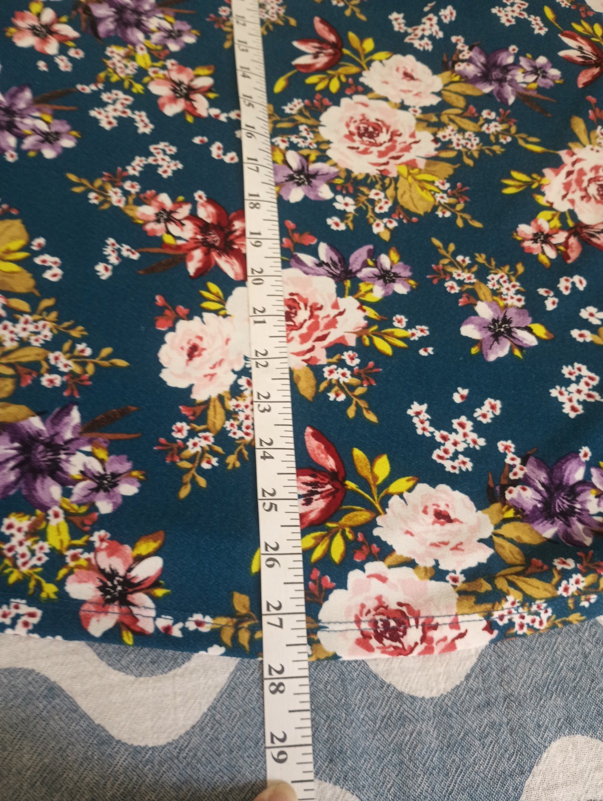 Torrid 2x Cold Shoulder Blue Floral Print Top Size 2 Double Strap 22w/24w