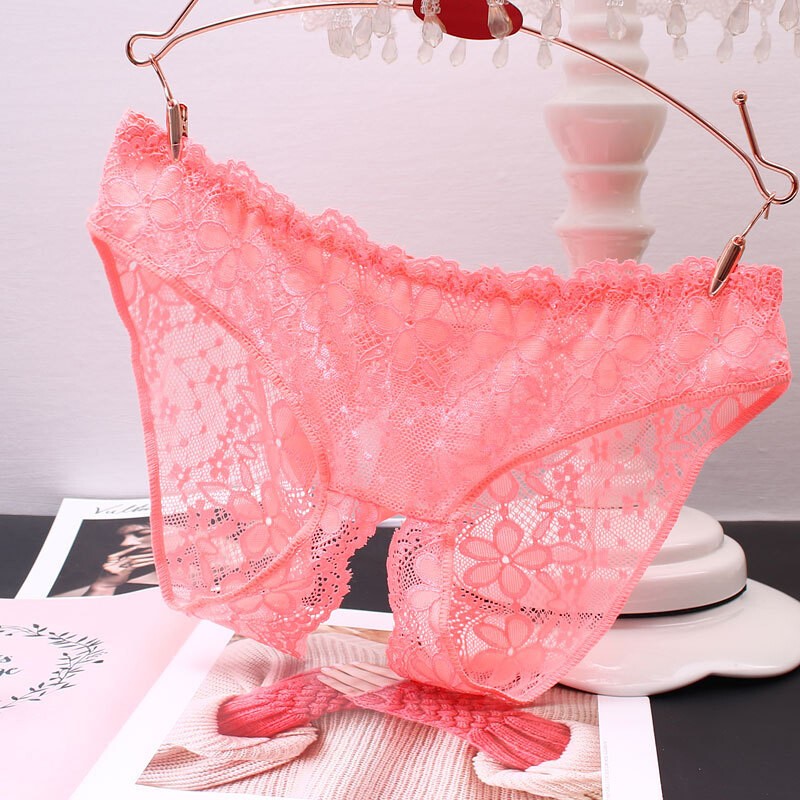 Sex Women LaceCrotchles Thong G-string Panties Lingerie Underwear T-back Brief
