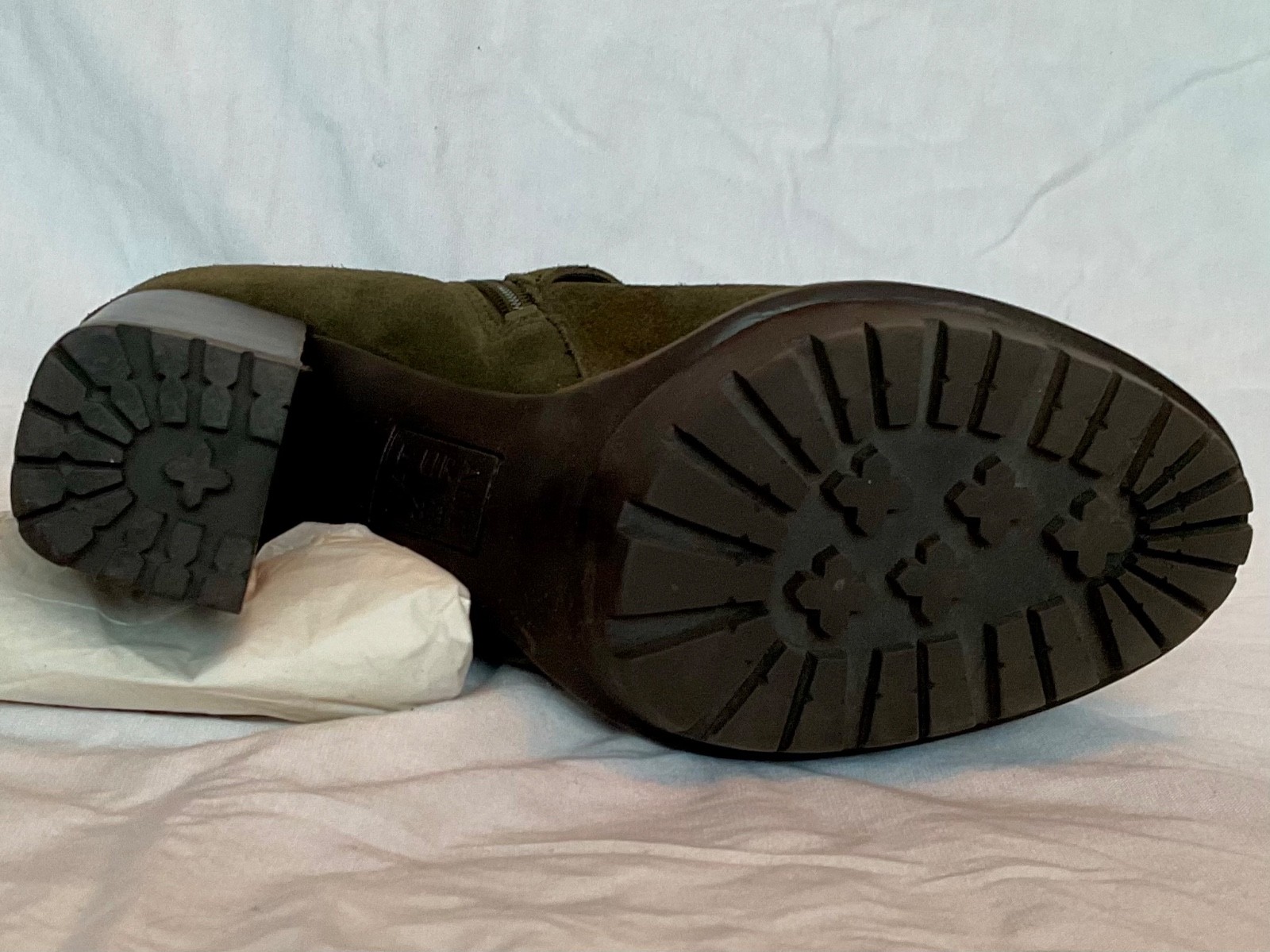 Naturalizer | Shoes | Naturalizer Lyra Crisscross Bootie suede size 8 green