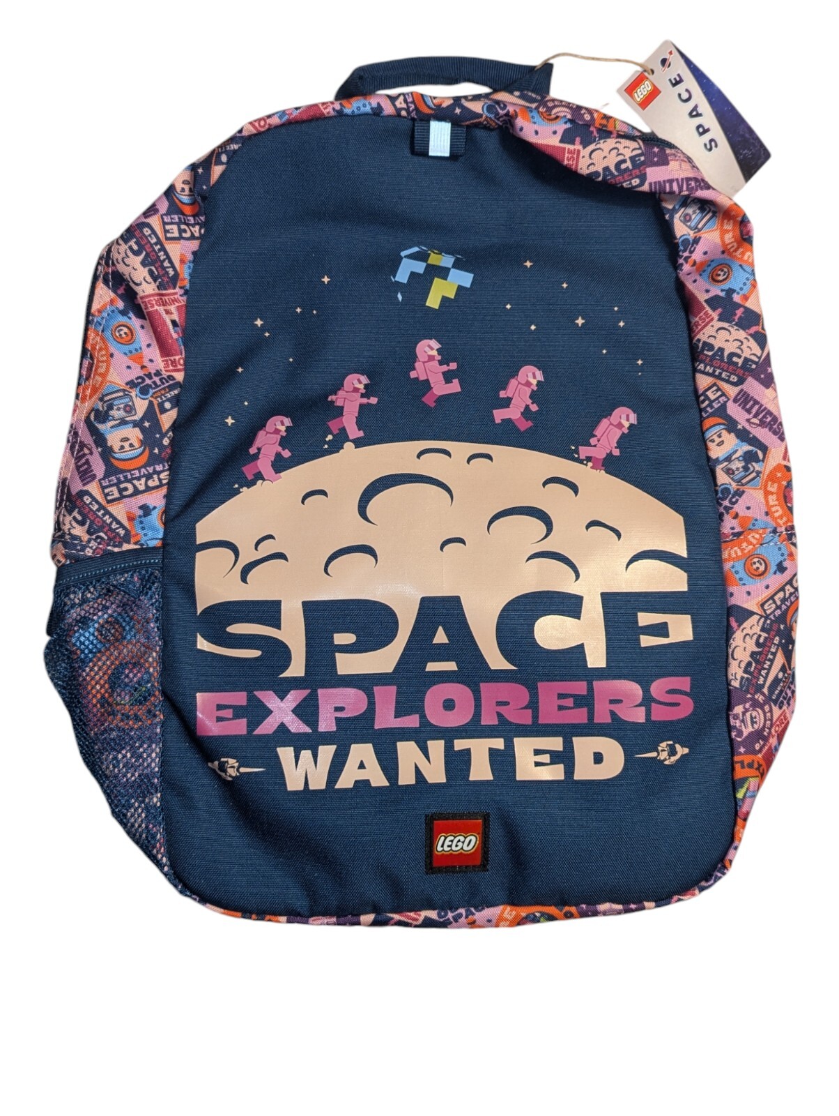 Lego Space Explorers Wanted Kids 16″ Backpack New With Tags Free Shipping