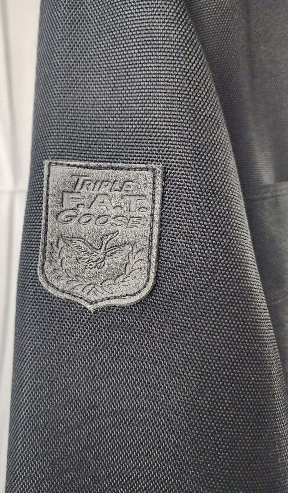 Blouson Style Jacket In Black By TFG & Co., Full Zip/Button/Pockets, Men’s 2XL