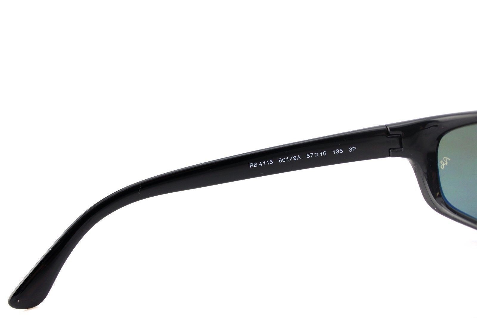 Authentic Ray Ban Predator Black Green Sunglasses RB4115 601/9A 57 mm