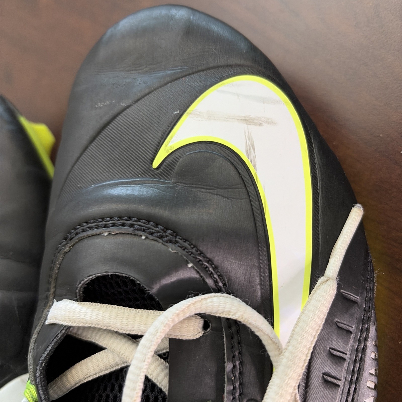 Nike Vapor Edge 360 VC “Black Volt” Men’s Size 11.5 Football Cleats