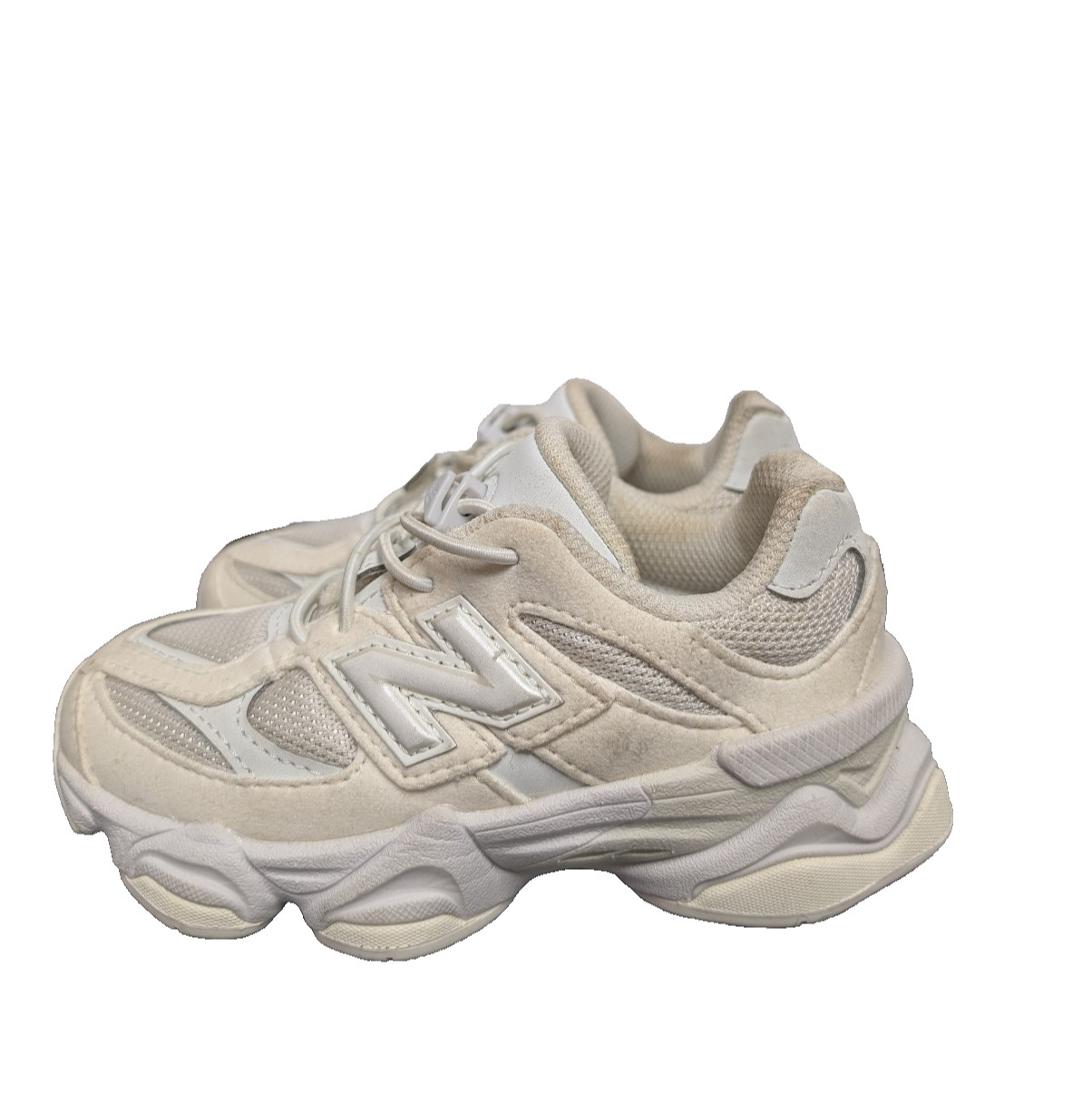 New Balance 9060 Sneakers Kids 9 Cream Lightweight Shoes Chunky Athleisure