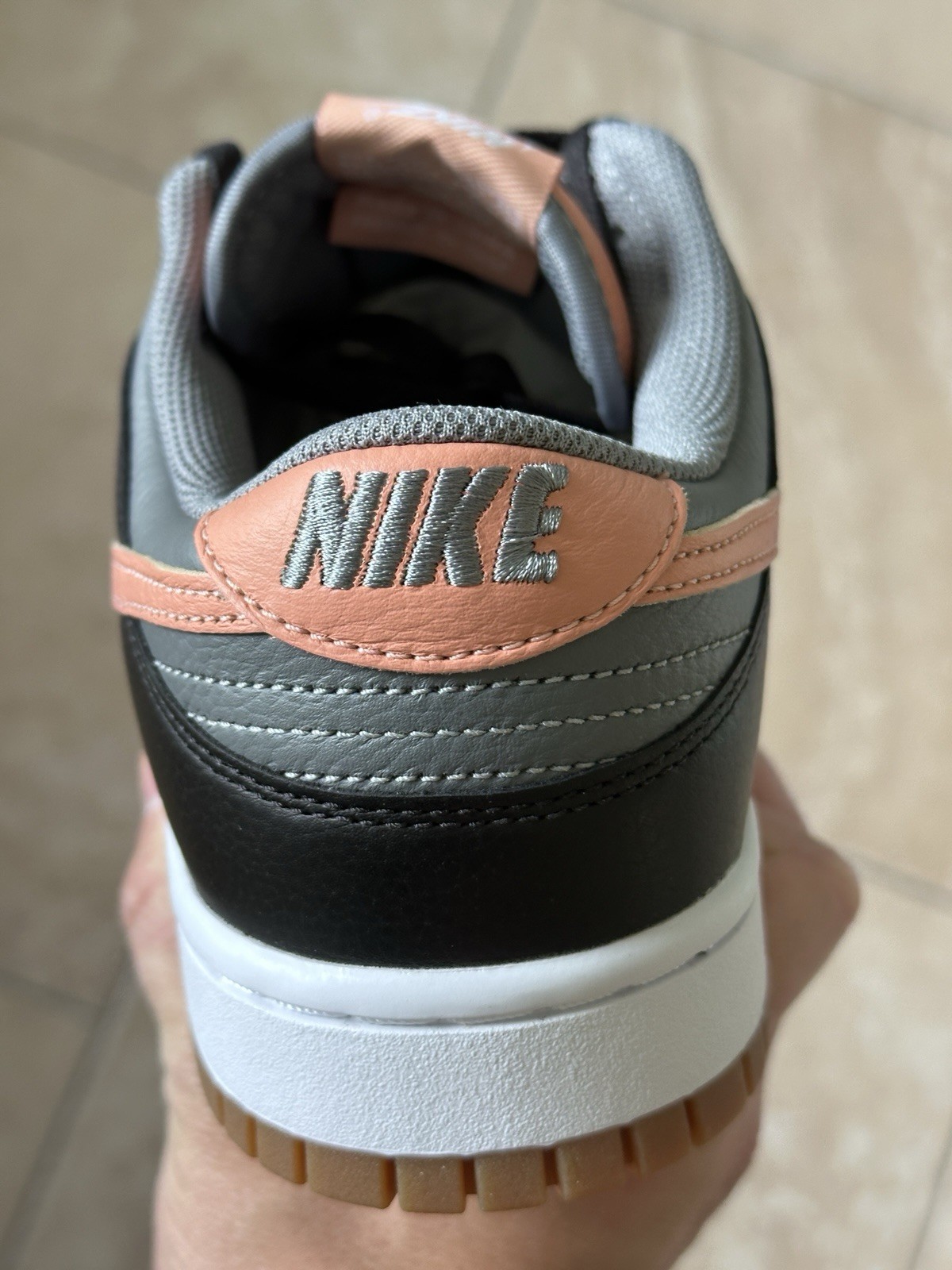 Nike Dunk by you ID 10.5 Black Grey Coral Brand new With Box