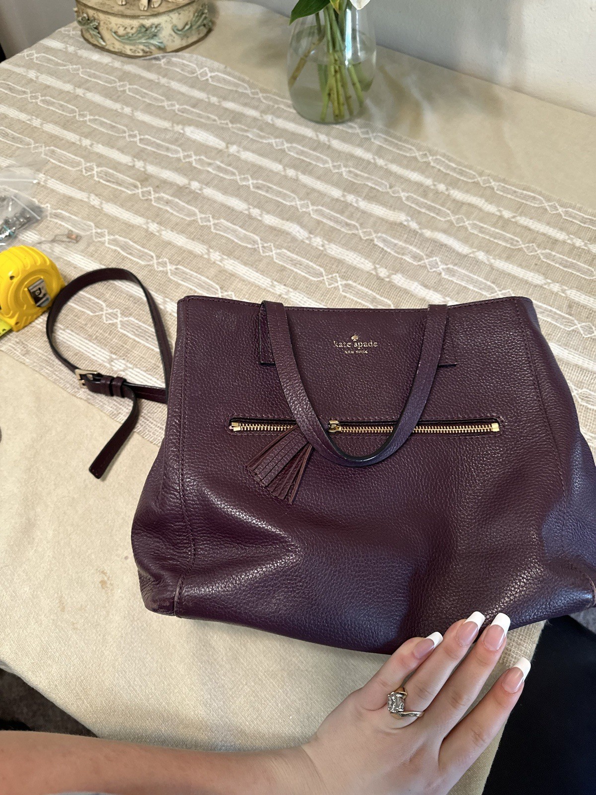 Kate Spade Abbott Satchel with Should strap