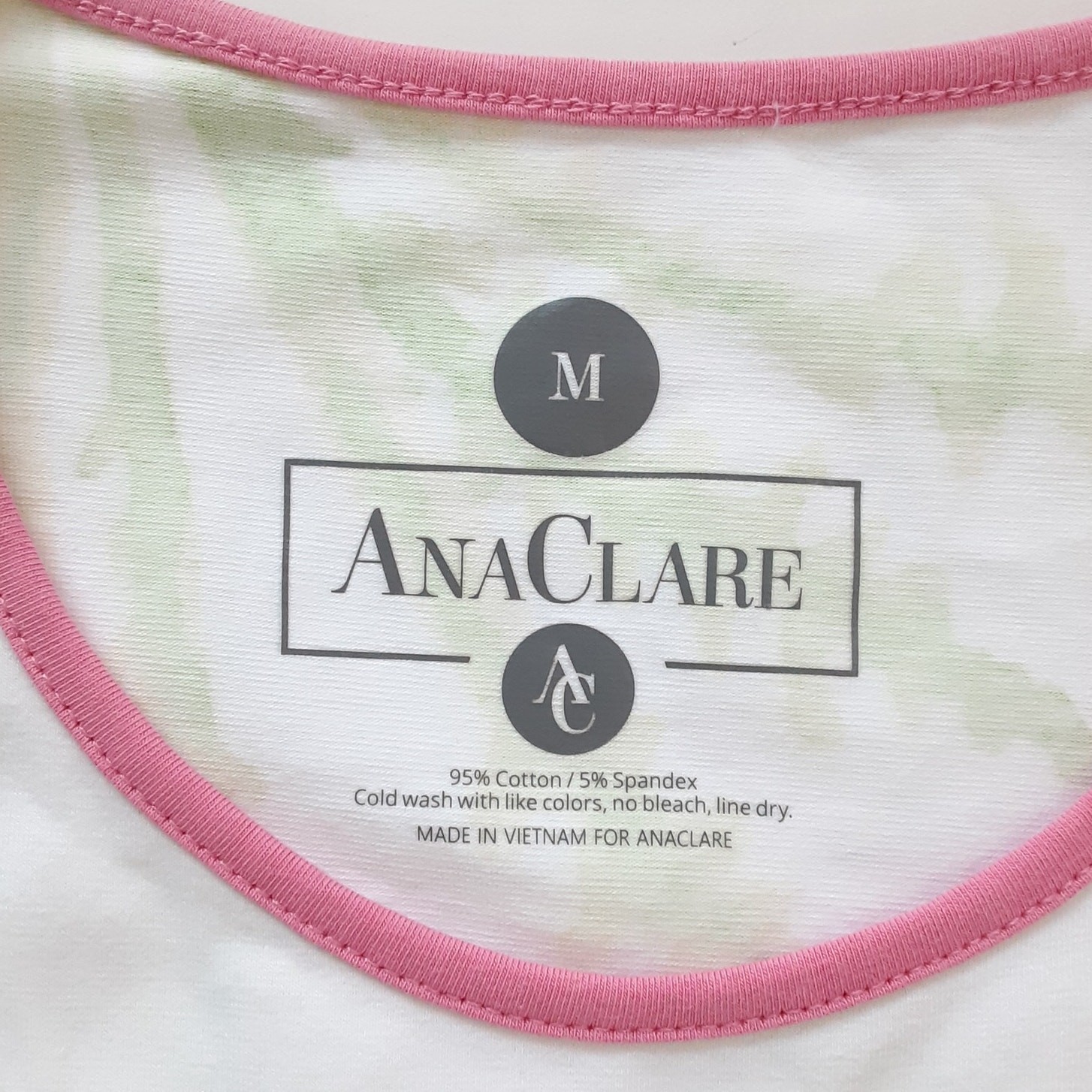 Ana Clare MC Flounce Dress Womens M White Beach Cover Up Coral Ocean Seashell