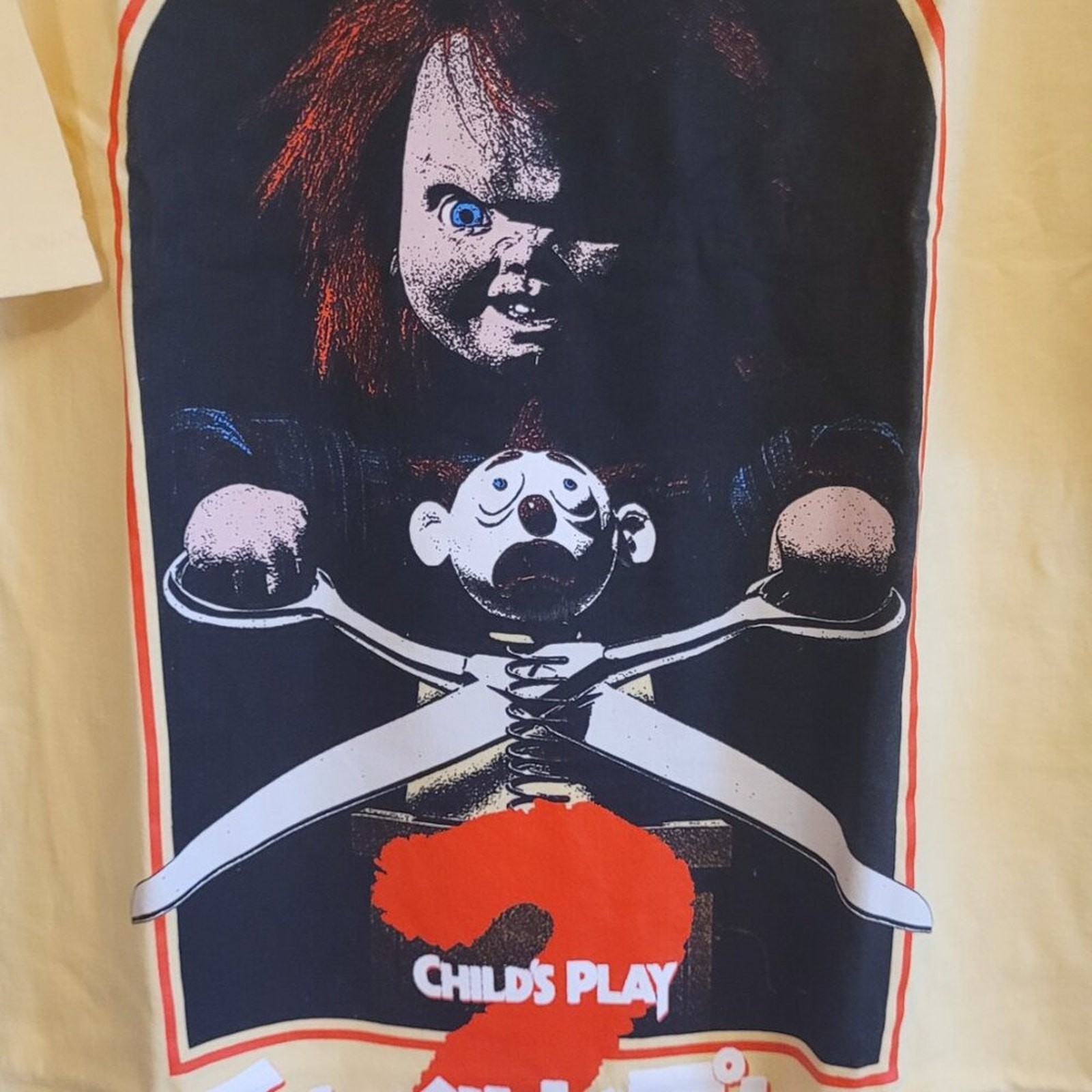 Rucking Fotten Child’s Play 2 Chucky Japanese Shirt HorrorHound Excl L