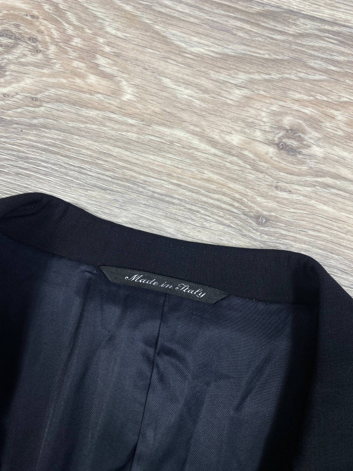 Canali Mens Blazer Muslin Wool Viscose Black Check UK 54 two button