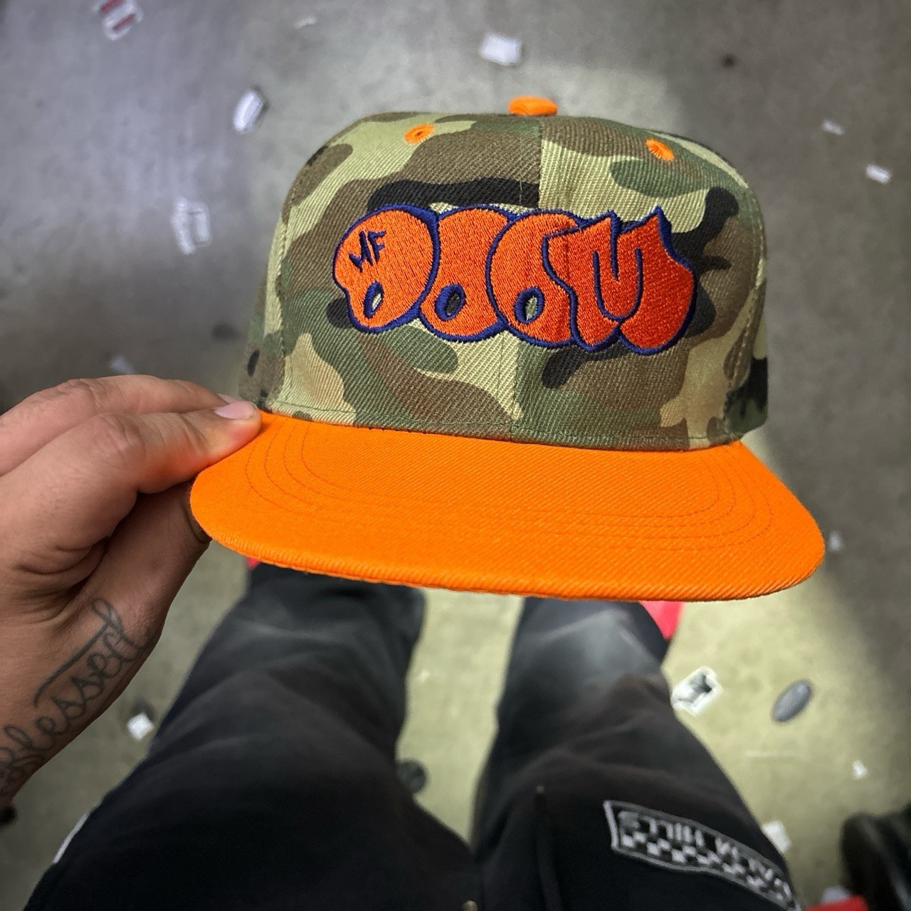 Camo MF Doom Knicks Color way SnapBack