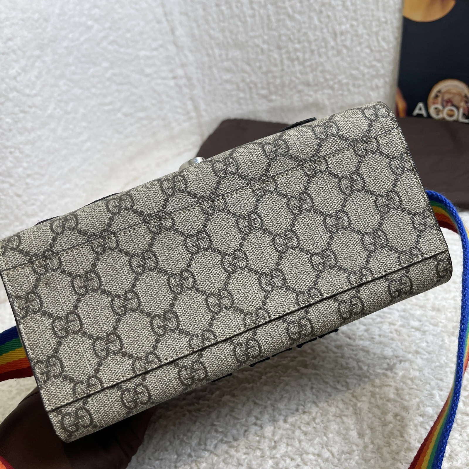 Gucci GG Embroidered Kids Messenger Bag