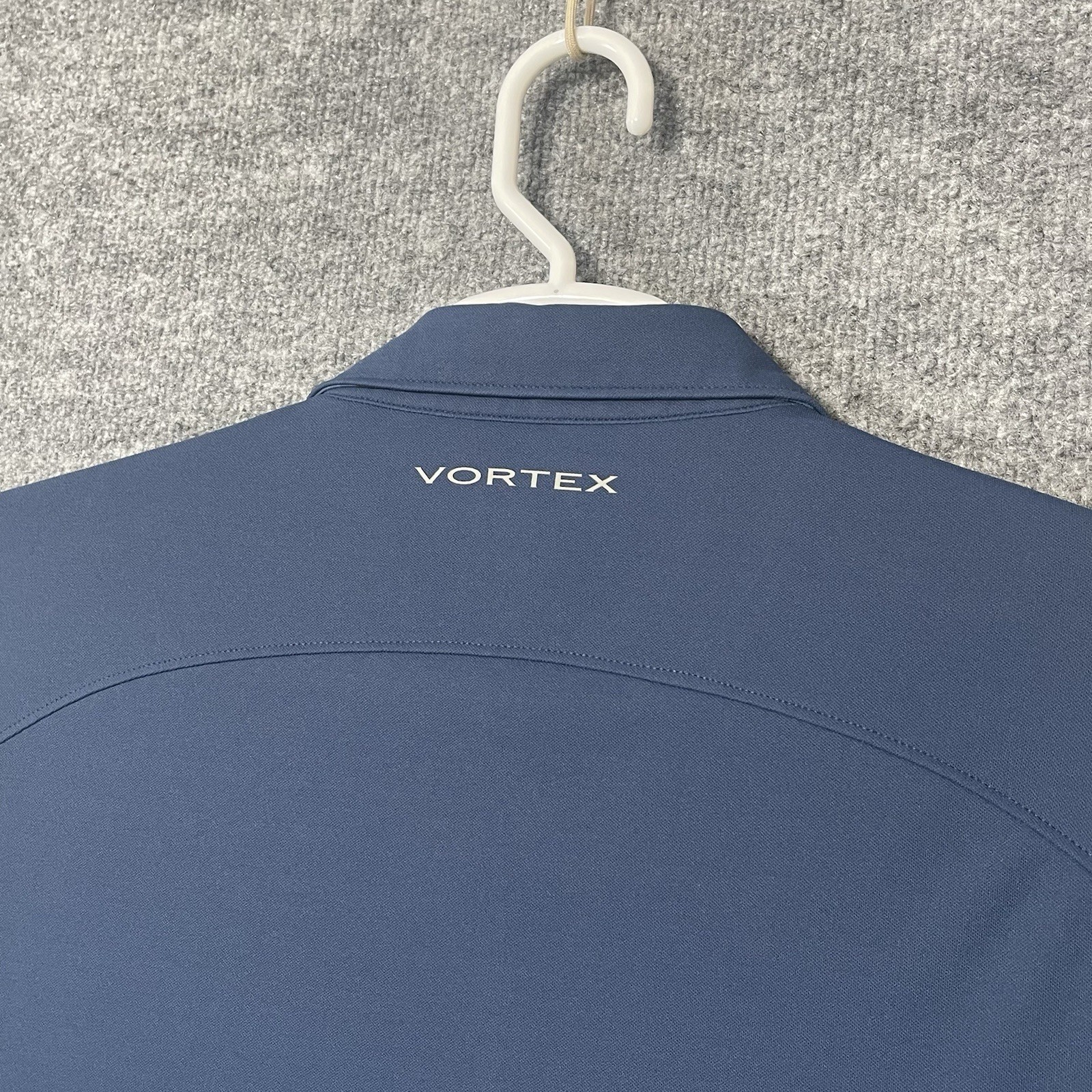 Vortex Polo Golf Shirt Men’s Size Large Blue Short Sleeve Performance Stretch