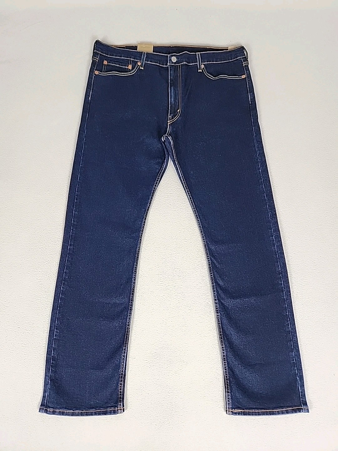 Levi’s 513 Jeans 38X32 Men’s Stretch Slim Fit Zip Fly Straight Denim Dark Blue