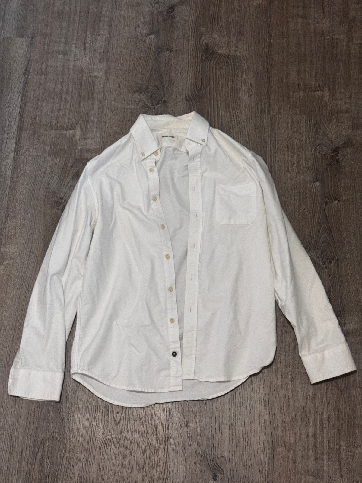 Taylor Stitch The Jack in White Everyday Oxford long Sleeve Button Up, 38 chest