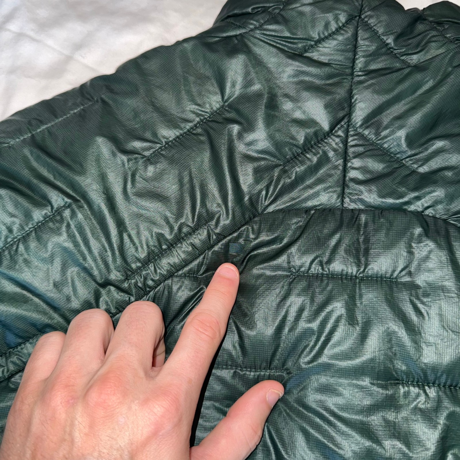 Patagonia Micro Puff Ultralight Quilted Puffer Jacket Mens Small Micro Green