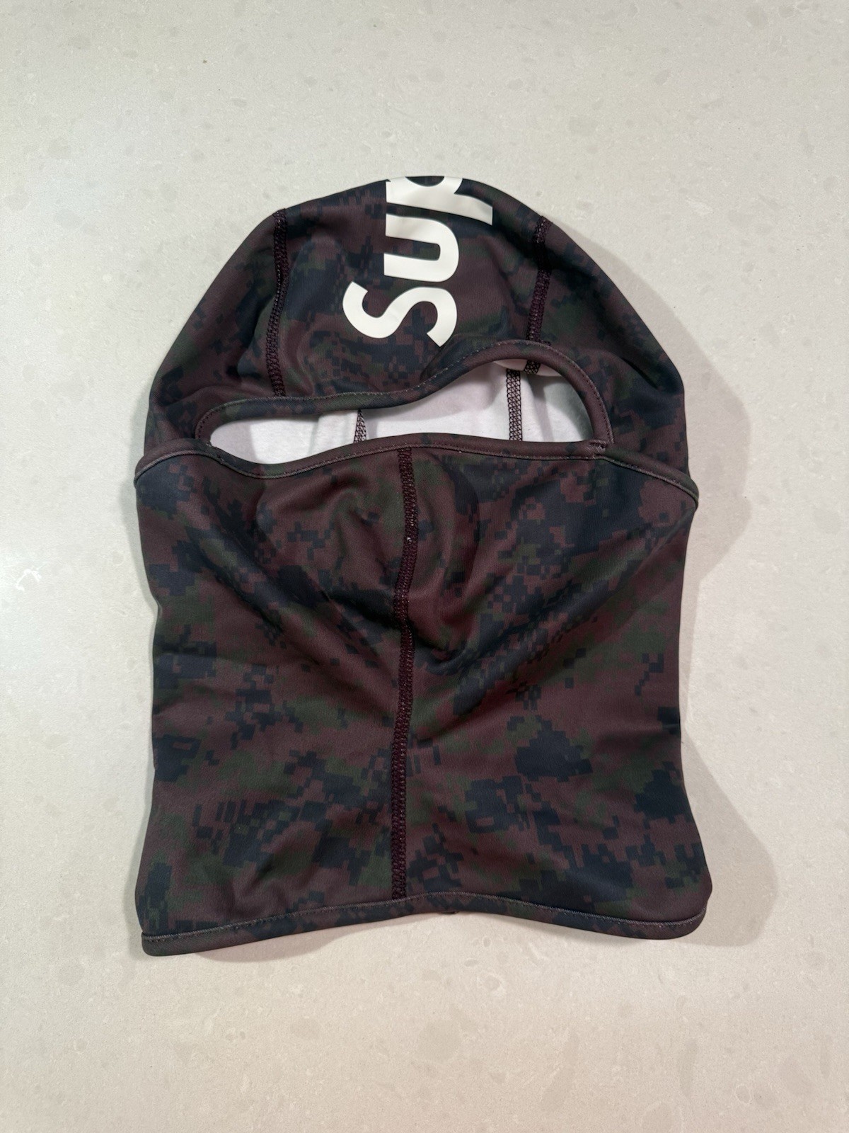 Supreme Heat Reactive Digi Camo Balaclava Black
