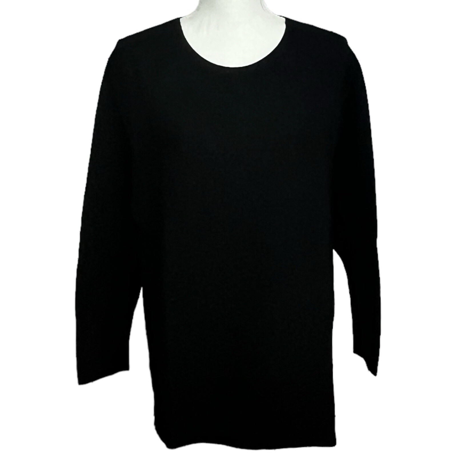 Ministry Of Supply Sweater 3D Print Knit Slouchy Black Slits Made In USA S NEW