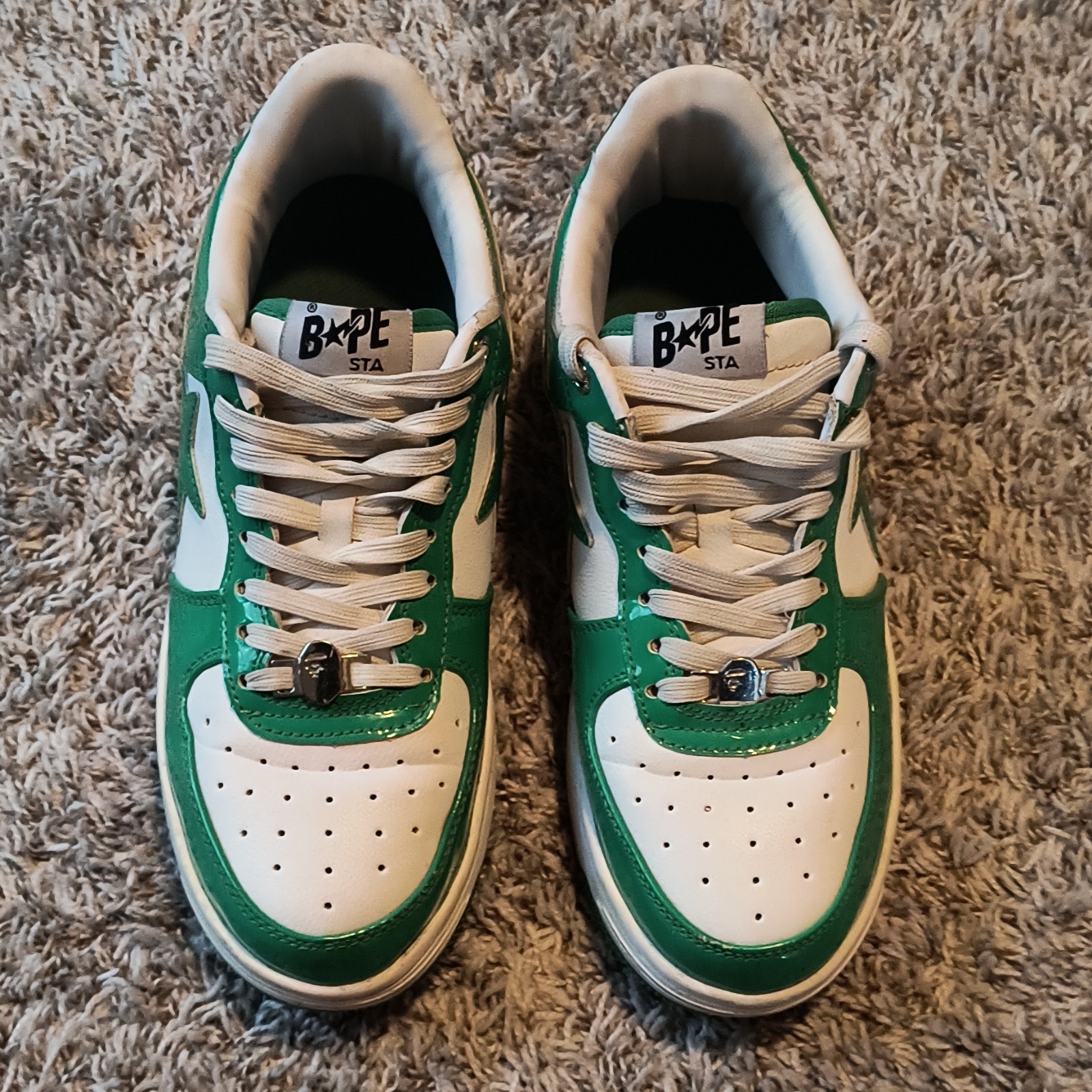 Green/White Popular Men’s Sneakers