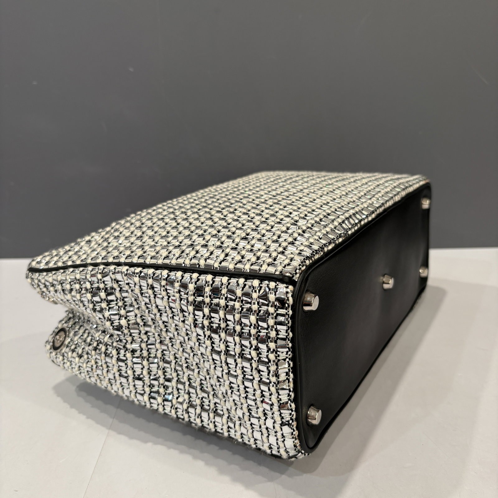 Dior Medium Diorissimo Tote White Pink Red Silver Black Lambskin (qp041826a2)